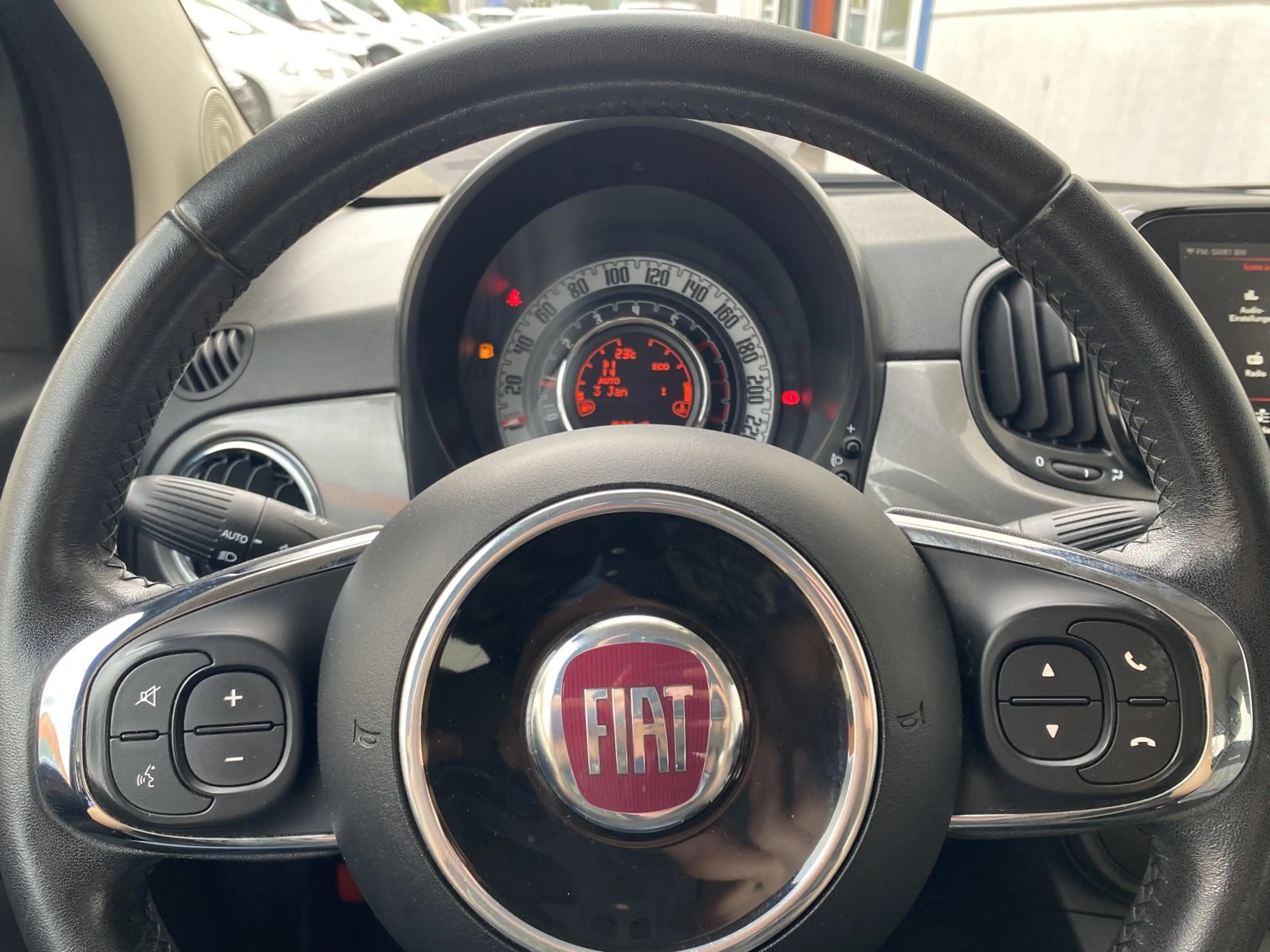 Fiat 500C 1.2 8V Dualogic Lounge Tmat Bt CarPlay AndAuto — photo 15