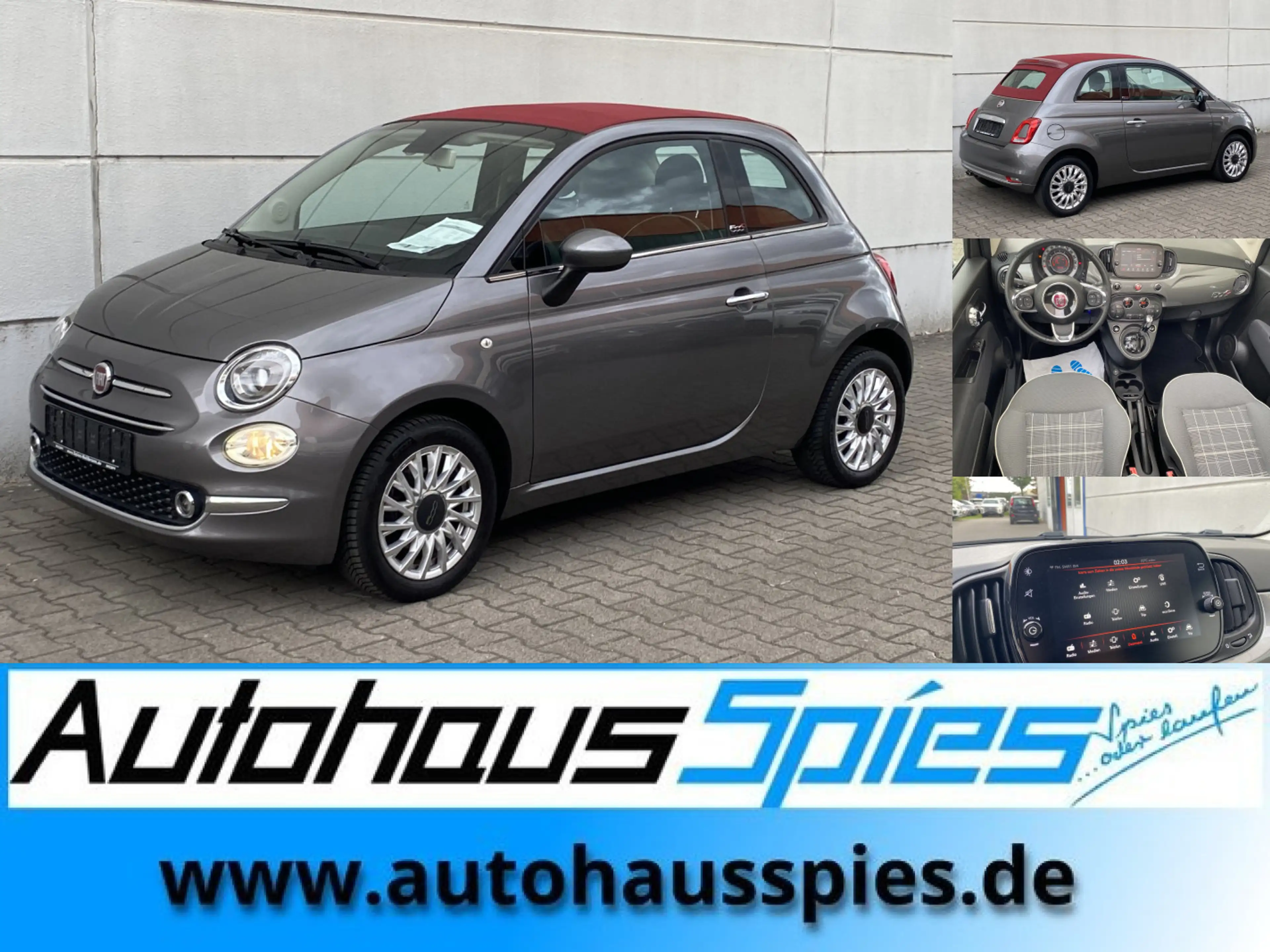 Fiat 500C 1.2 8V Dualogic Lounge Tmat Bt CarPlay AndAuto
