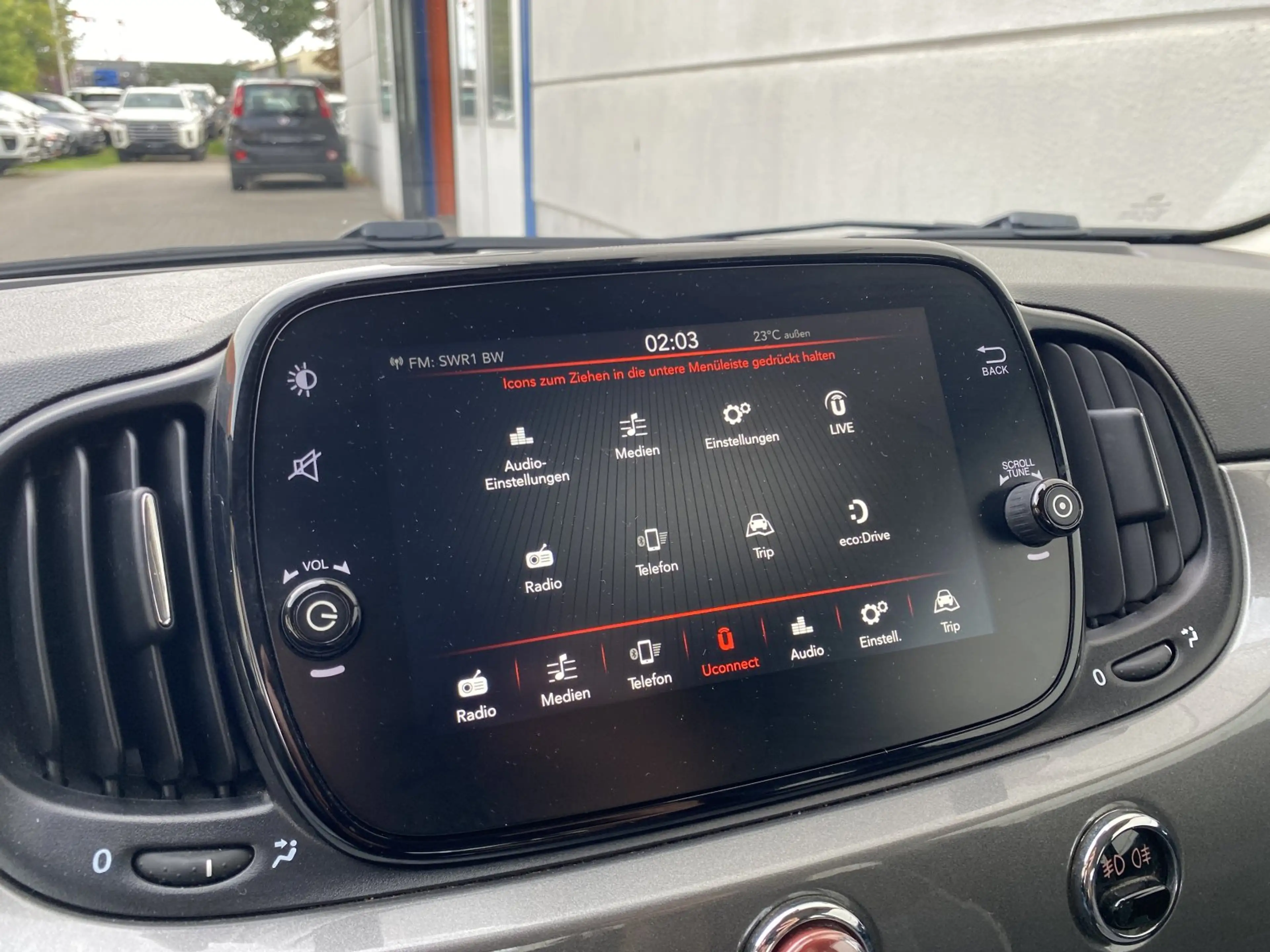 Fiat 500C 1.2 8V Dualogic Lounge Tmat Bt CarPlay AndAuto — photo 5