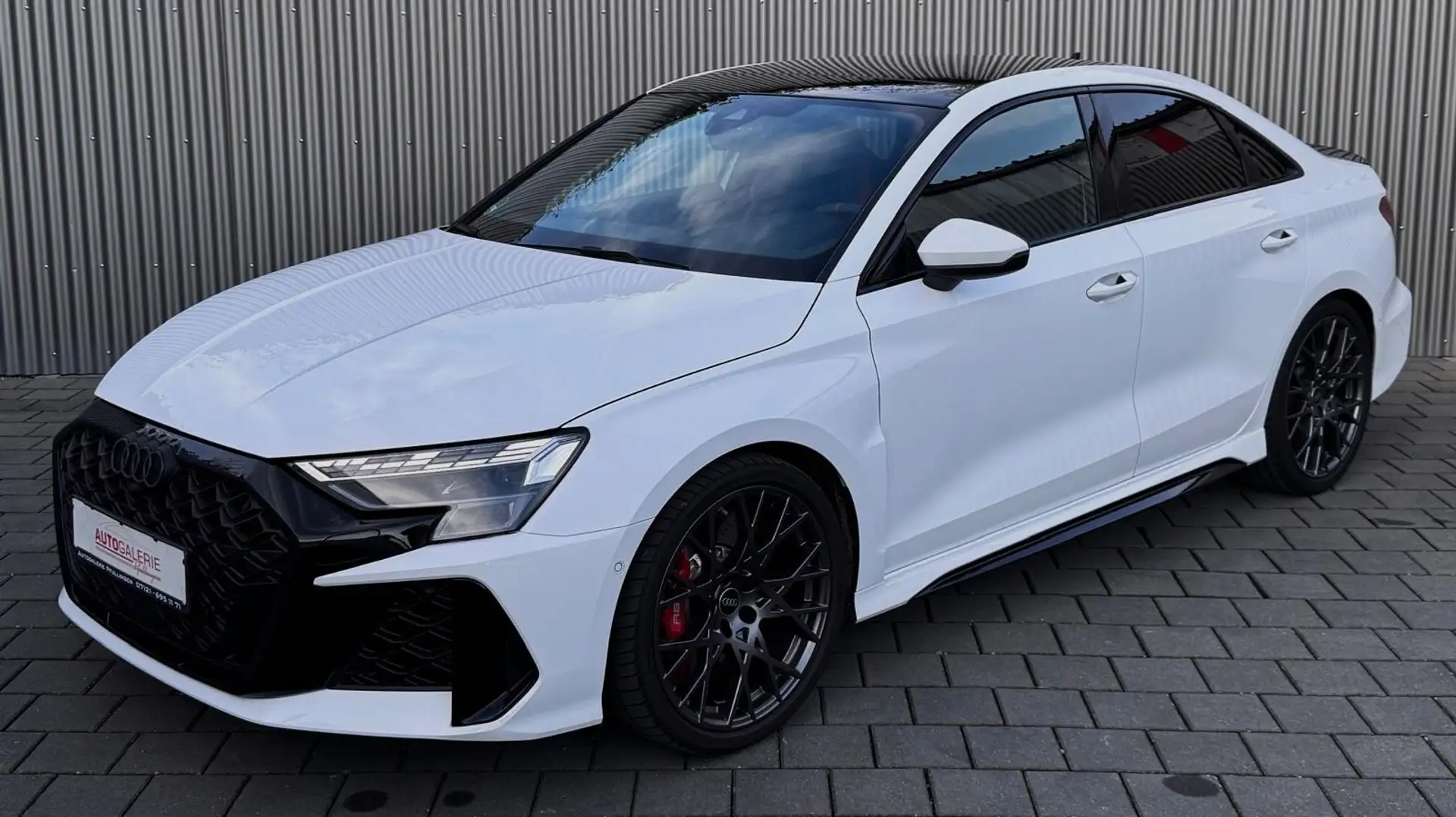 Audi RS3 Limousine 400PS Pano 19Zoll 1.Hand Netto !!! Blanco - 1