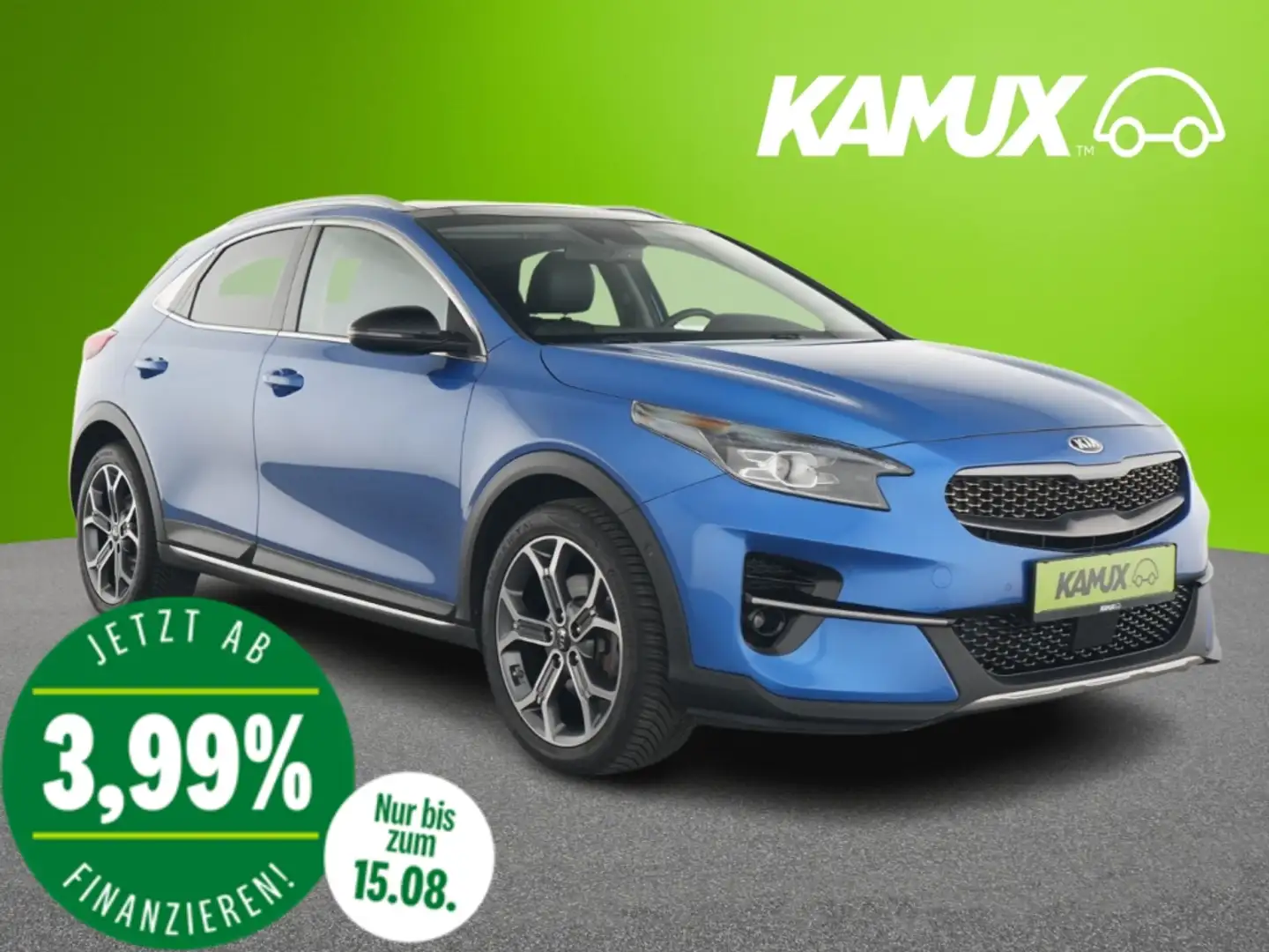 Kia XCeed 1.6CRDI Aut.Platinum+LED+NAVI+VIRTUAL+PANO Blau - 1