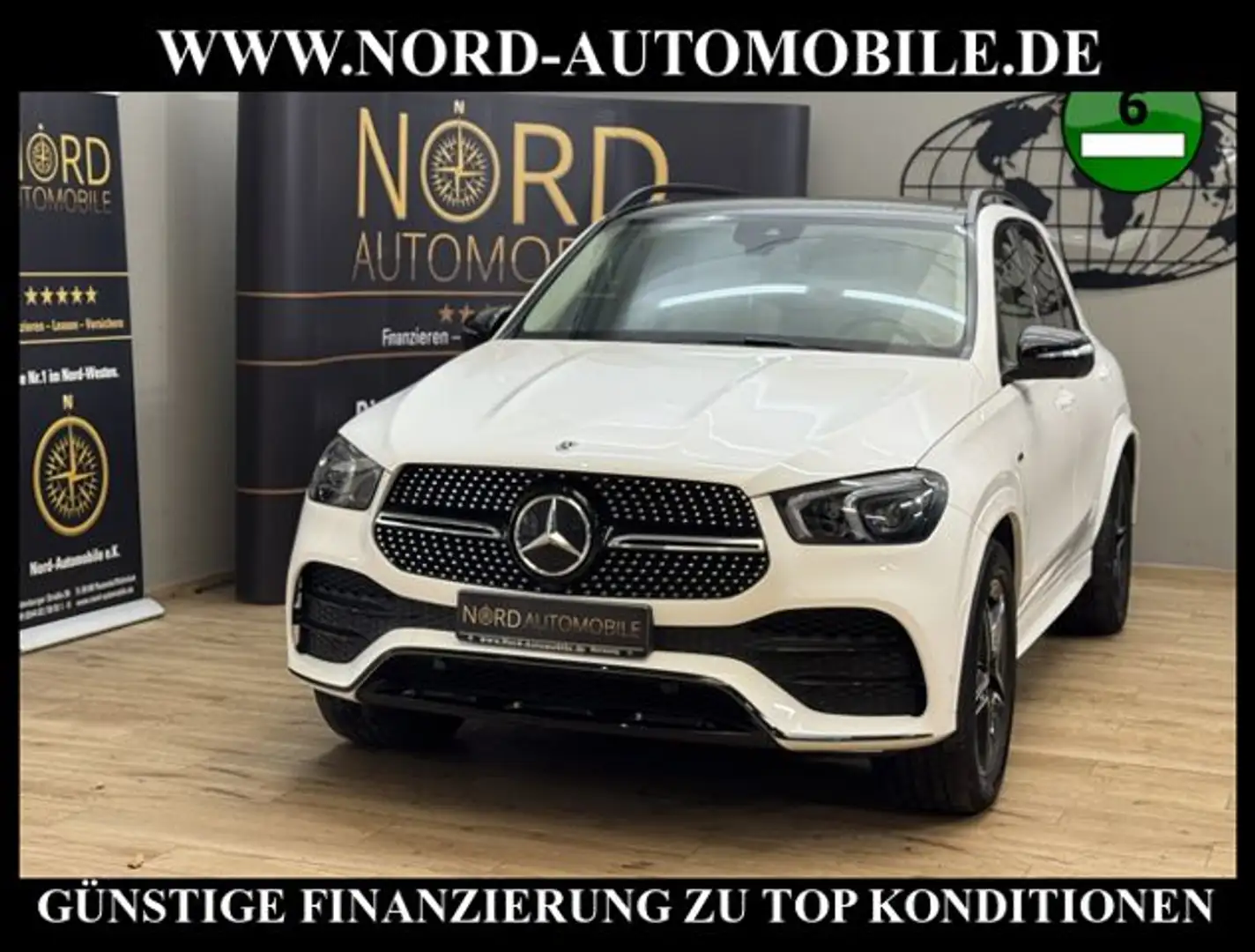 Mercedes-Benz GLE 350 de 4M AMG *LED*AHK*PANO*NIGHT*20Z* AMG Biały - 1