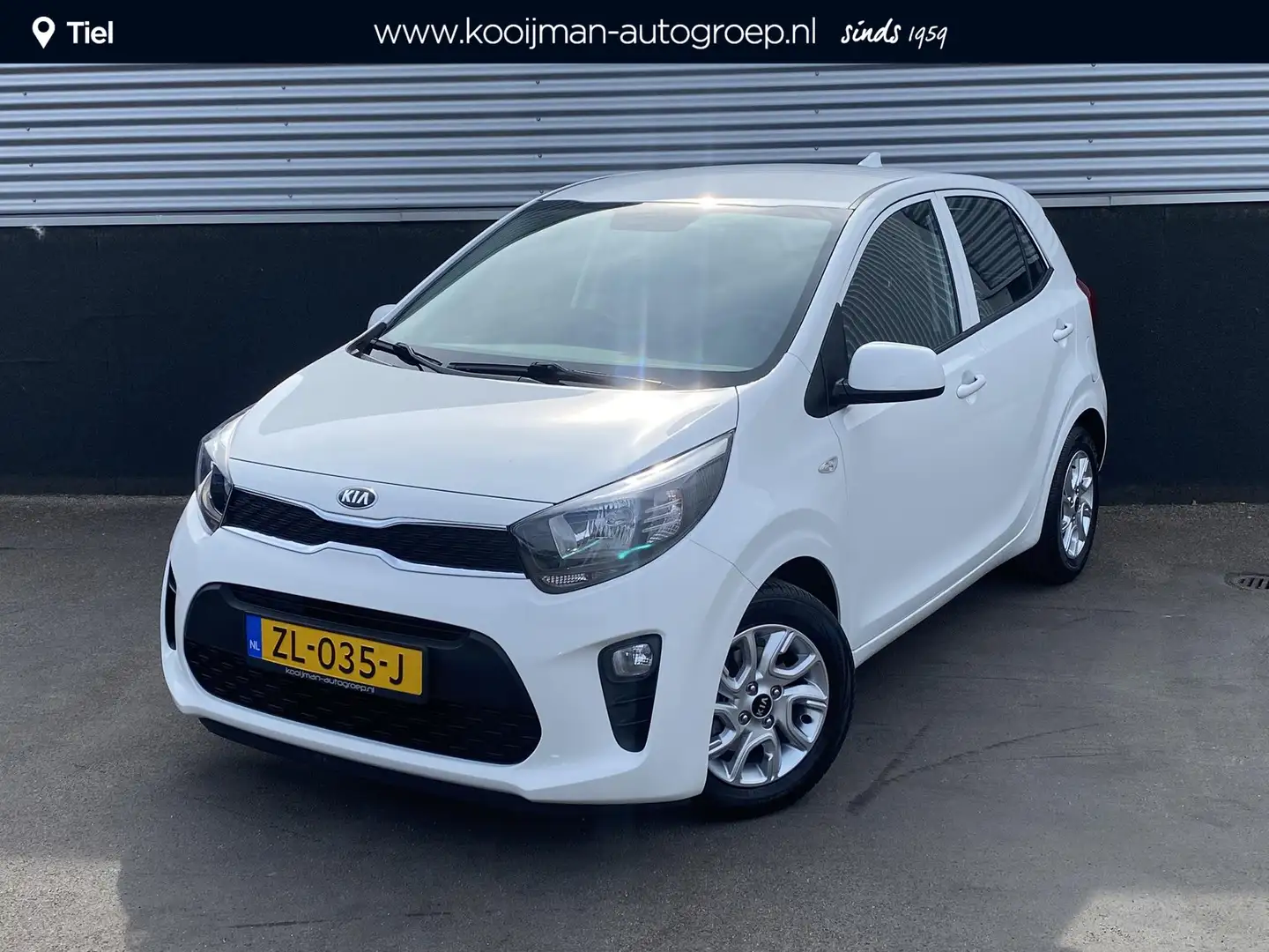 Kia Picanto 1.0 MPi DynamicLine Navigatie, Cruise control, Ach Wit - 1