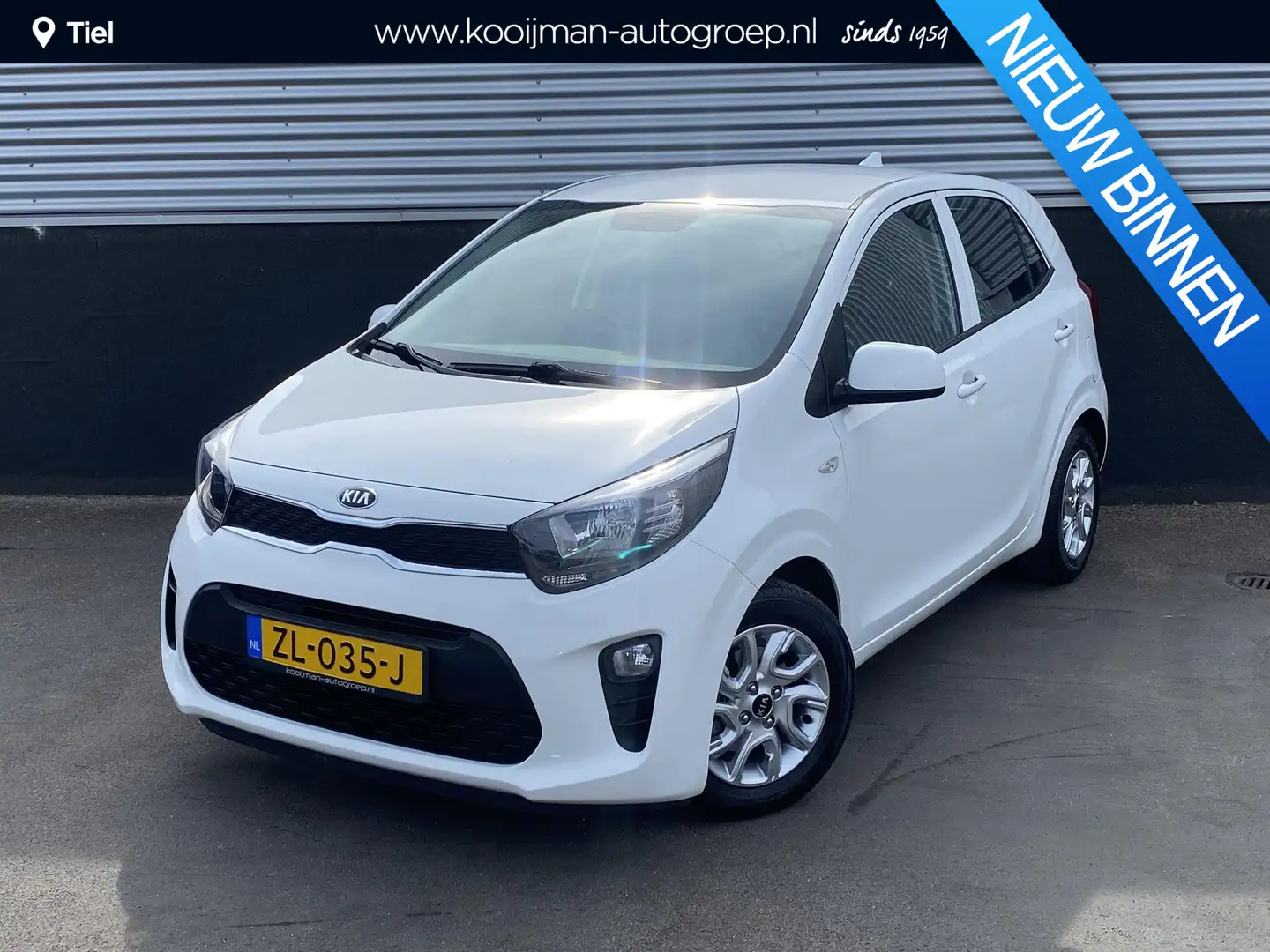 Kia Picanto 1.0 MPi DynamicLine Navigatie, Cruise control, Ach Weiß - 1