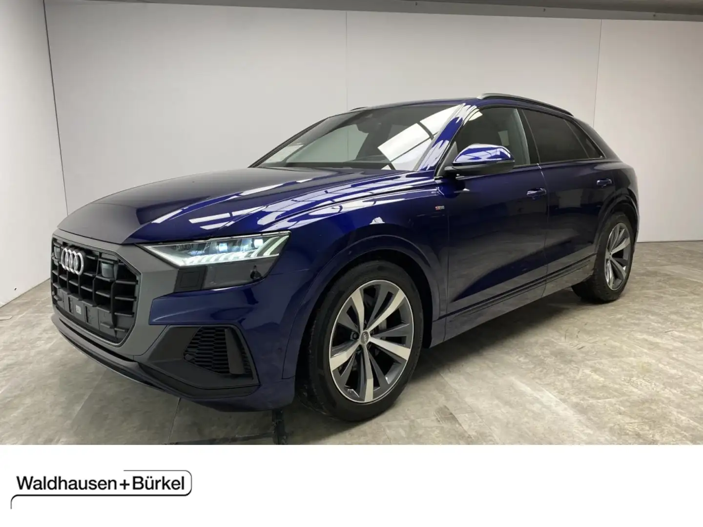 Audi Q8 50 TDI quattro S-line Klima Leder Rückfahrkamera Blauw - 1