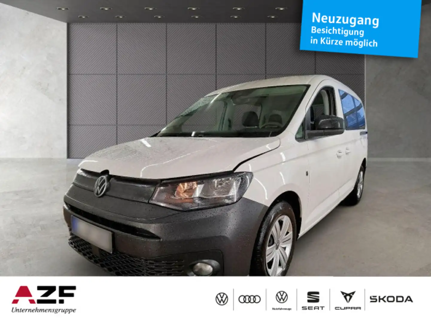 Volkswagen Caddy 1.5 TSI AHK+KLIMA+TEMPOMAT+DAB+ Weiß - 1