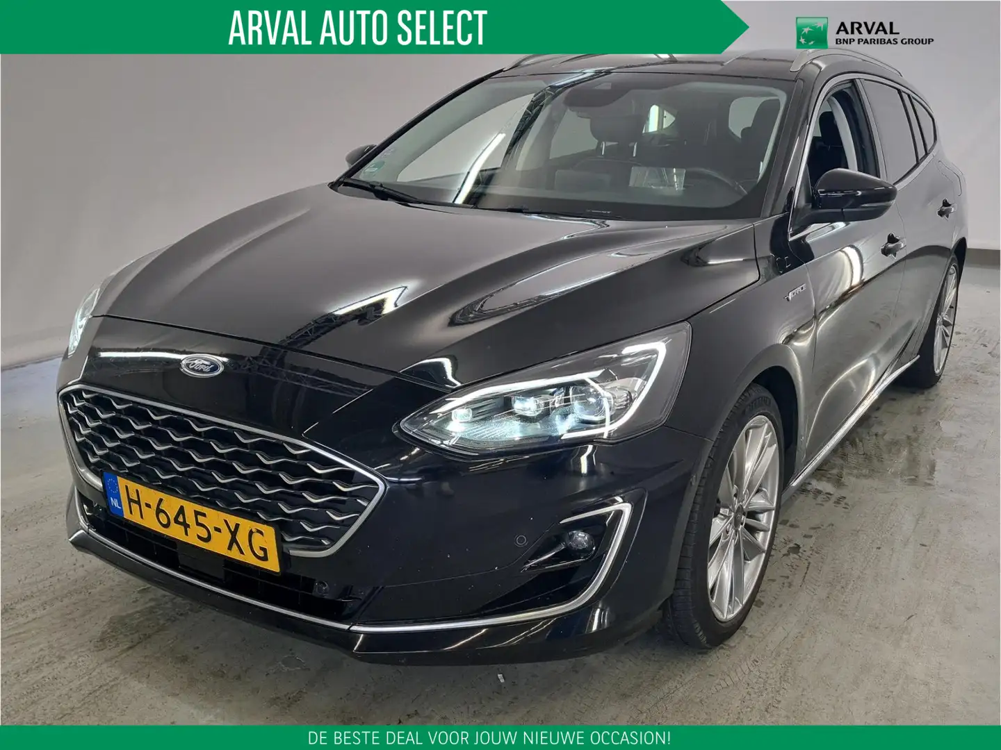 Ford Focus Wagon 1.0 EcoBoost 125pk Vignale | Leder | 18" | N Zwart - 1