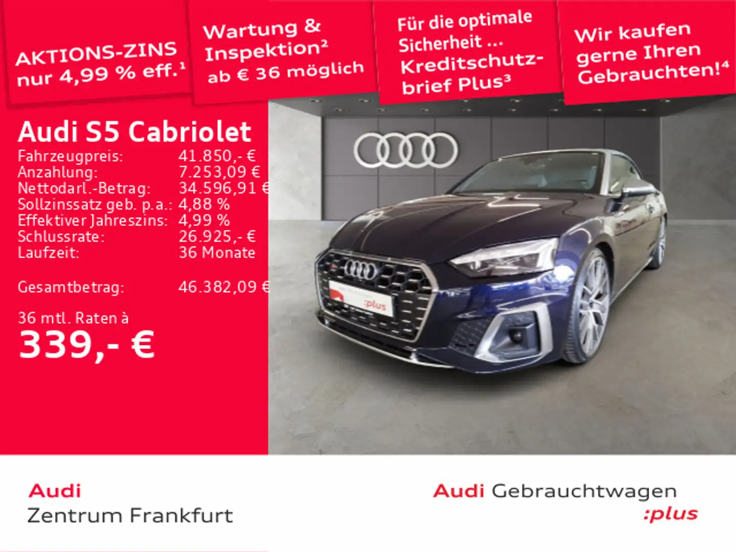 Audi S5 TFSI tiptronic Laser Massage B&O Te Blau - 1