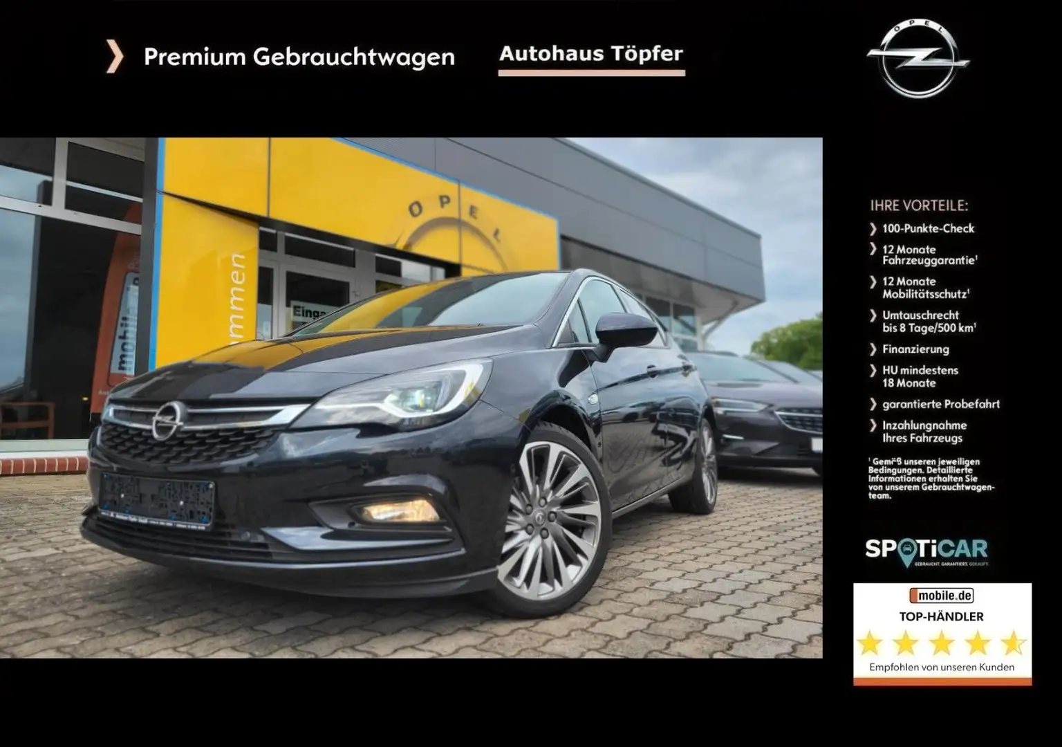 Opel Astra K Lim. Sondermodell "Innovation" MatrixLED Schwarz - 1