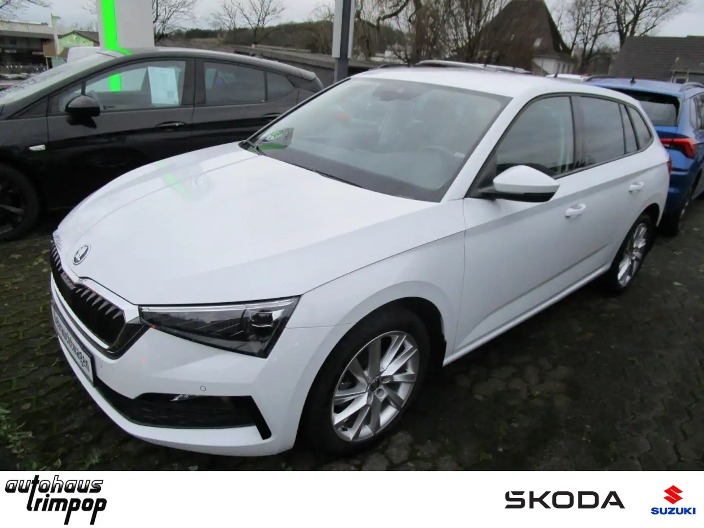 Skoda Scala 1.0 TSI DSG Style Klima Navi Einparkhilfe Weiß - 1