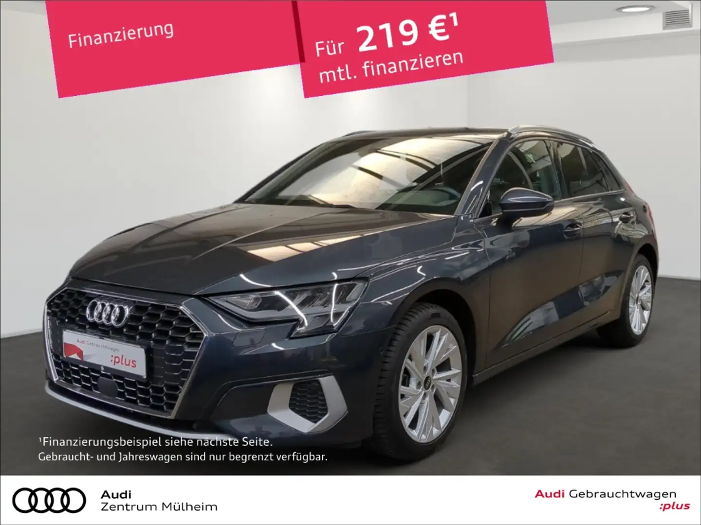 Audi A3 Sportback 35 TDI Navi LED virtual APS Plus Grau - 1