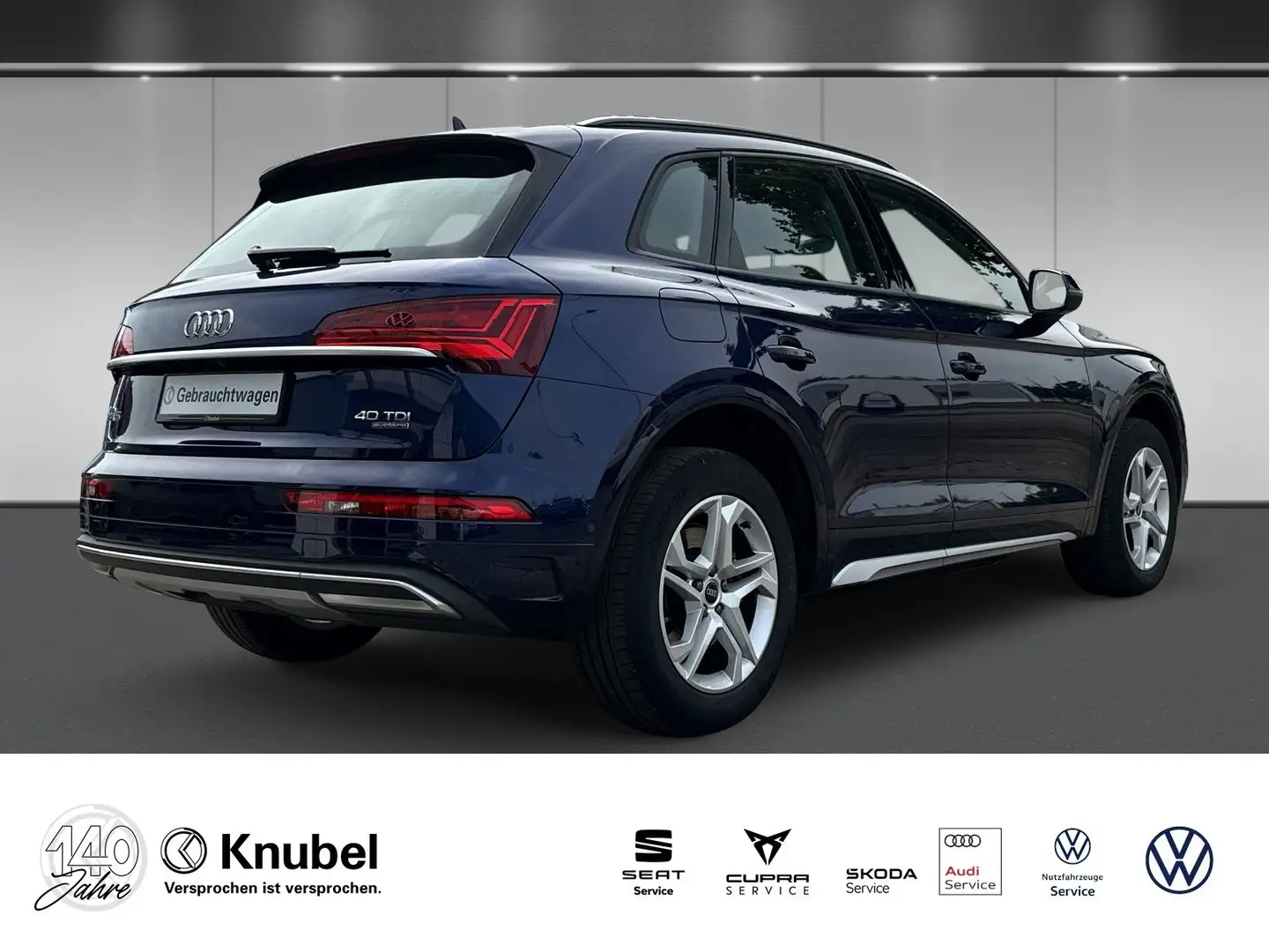 Audi Q5 advanced 40 TDI S tronic LED VirtualC+ AHK Navi Bleu - 2