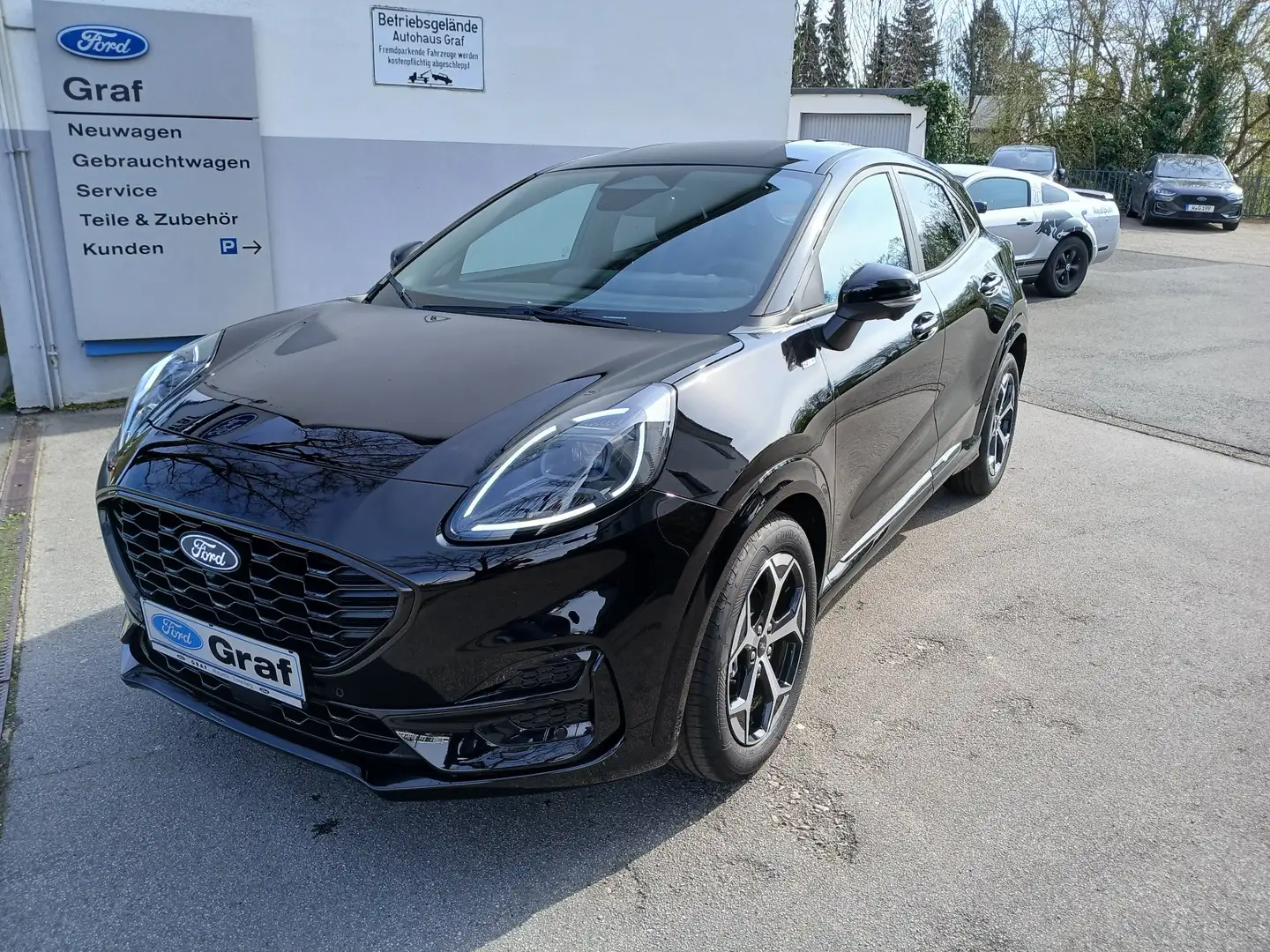 Ford Puma 1.0 EcoBoost Hybrid ST-LINE Schwarz - 1