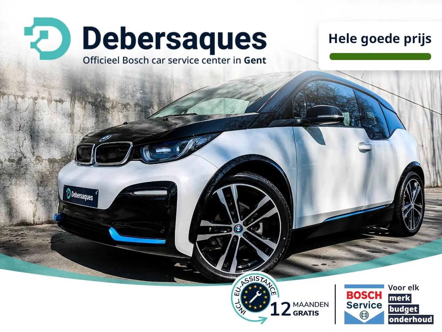 BMW i3 i3s 120Ah DAB NAVI PRO WARMTEPOMP PDC CAMERA Blanc - 1
