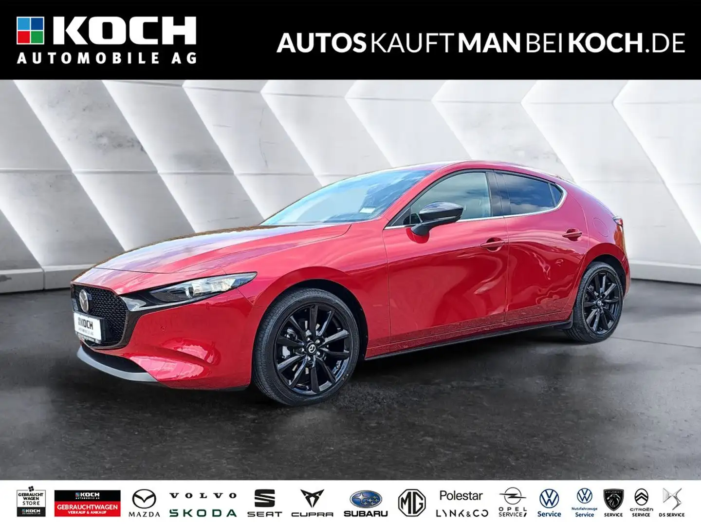 Mazda 3 5HB 2.5L 140ps 6AT FWD Homura ACC HUD Bluetooth Rot - 1