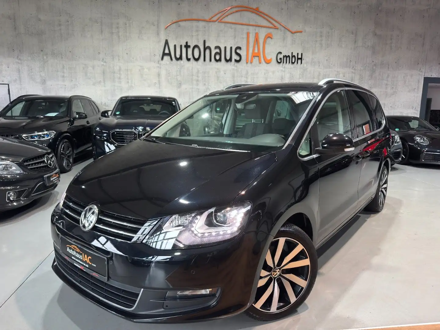 Volkswagen Sharan /Allstar/LED/AHK/RFK/NAVI/ACC/AUSPARKASS Schwarz - 1