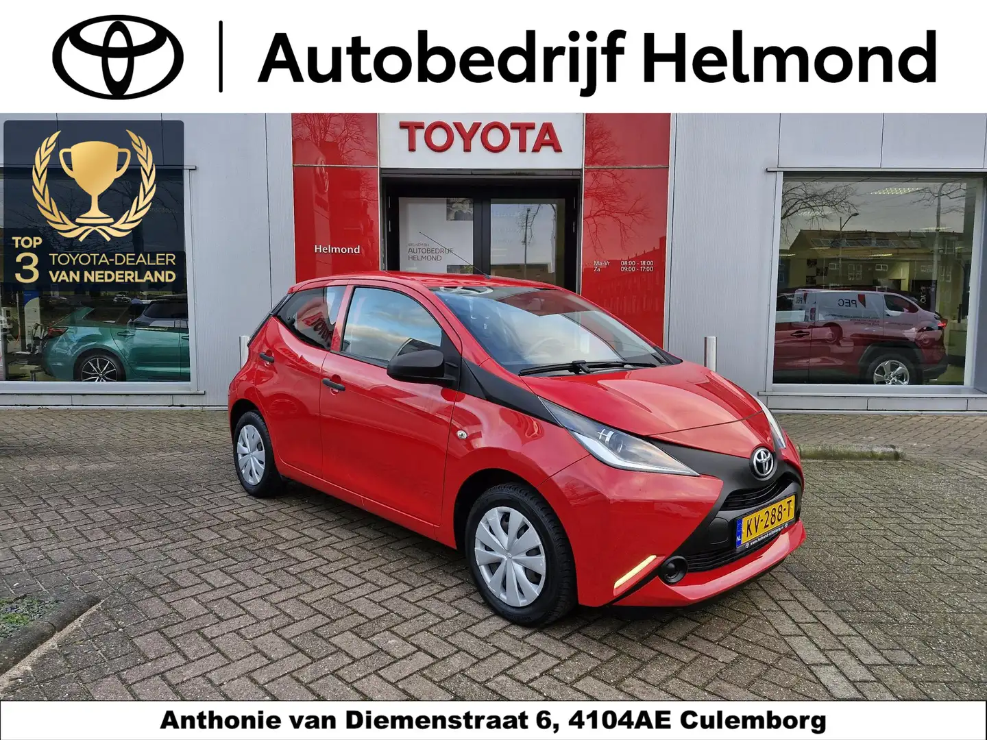 Toyota Aygo 1.0 VVT-i x-now AIRCO | EERSTE EIGENAAR | BETROUWB Rouge - 1