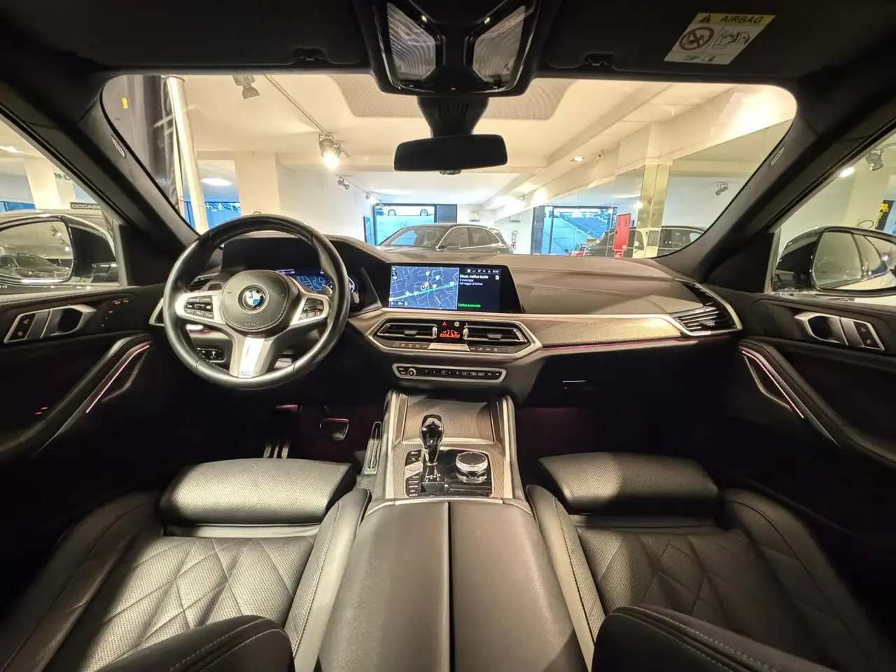 BMW X6 xdrive30d mhev 48V Msport auto STUPENDA*BIANCO ALPINWEISS*KM CERTIFICATI 9