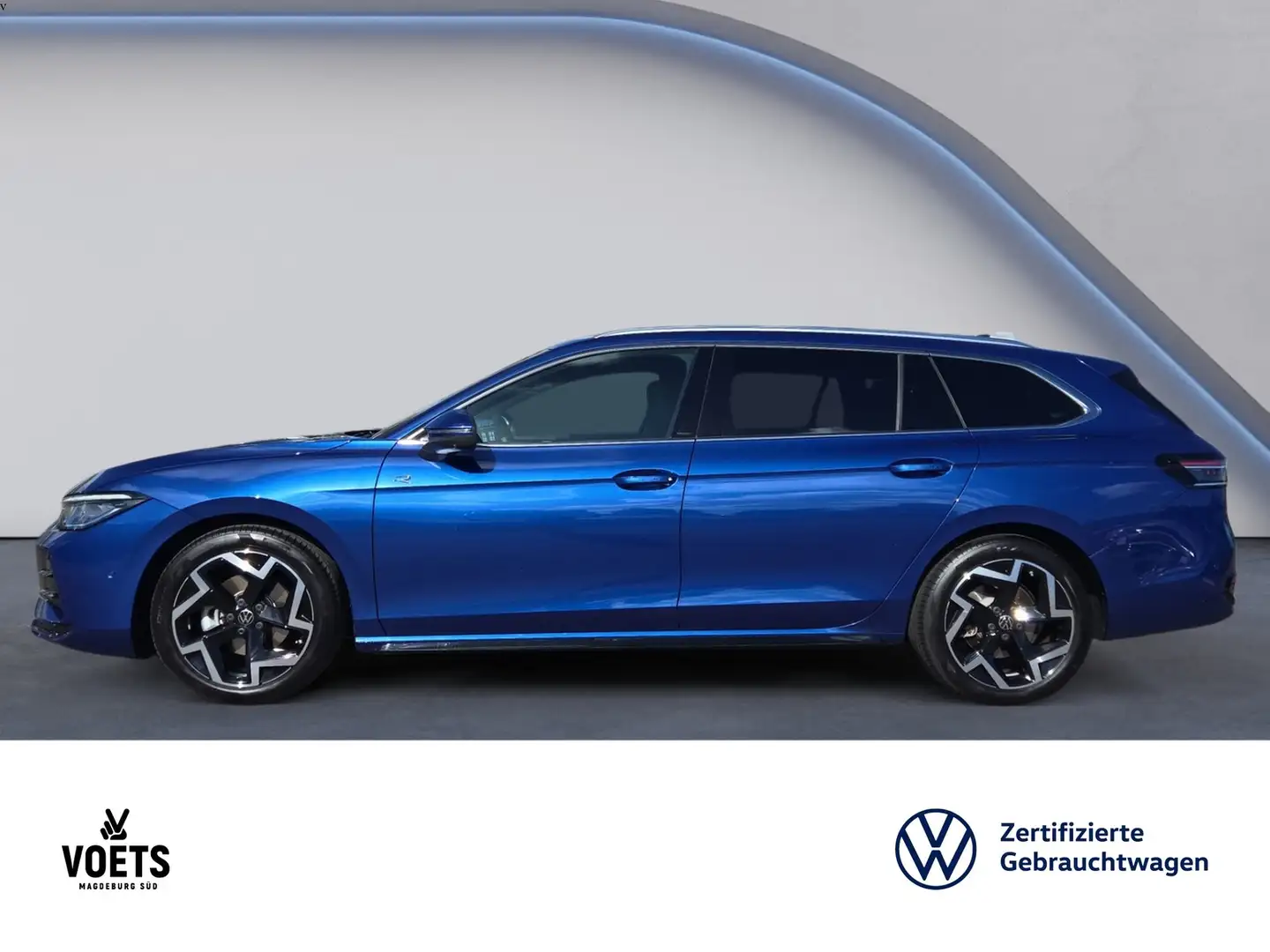 Volkswagen Passat Variant R-LINE TDI DSG IQ-LIGHT+NAVI+AHK Bleu - 2