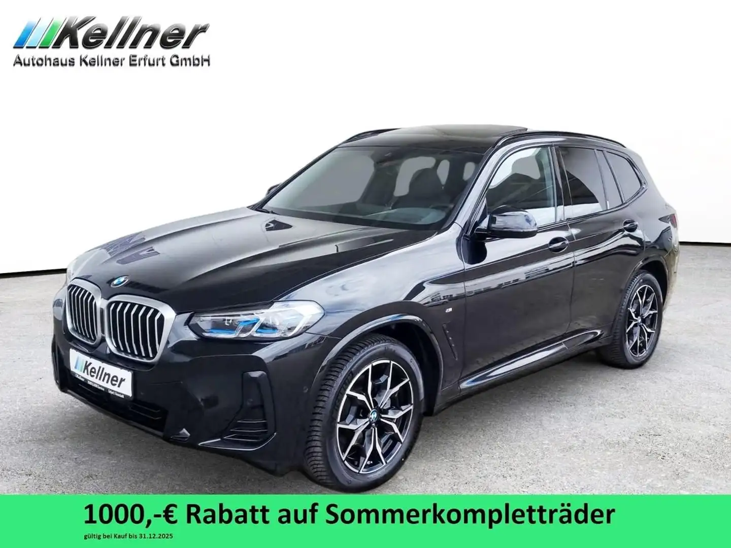 BMW X3 xDr. 20d M-Sport Laser+AHK+Head-Up+Pano+H&K+ Schwarz - 1