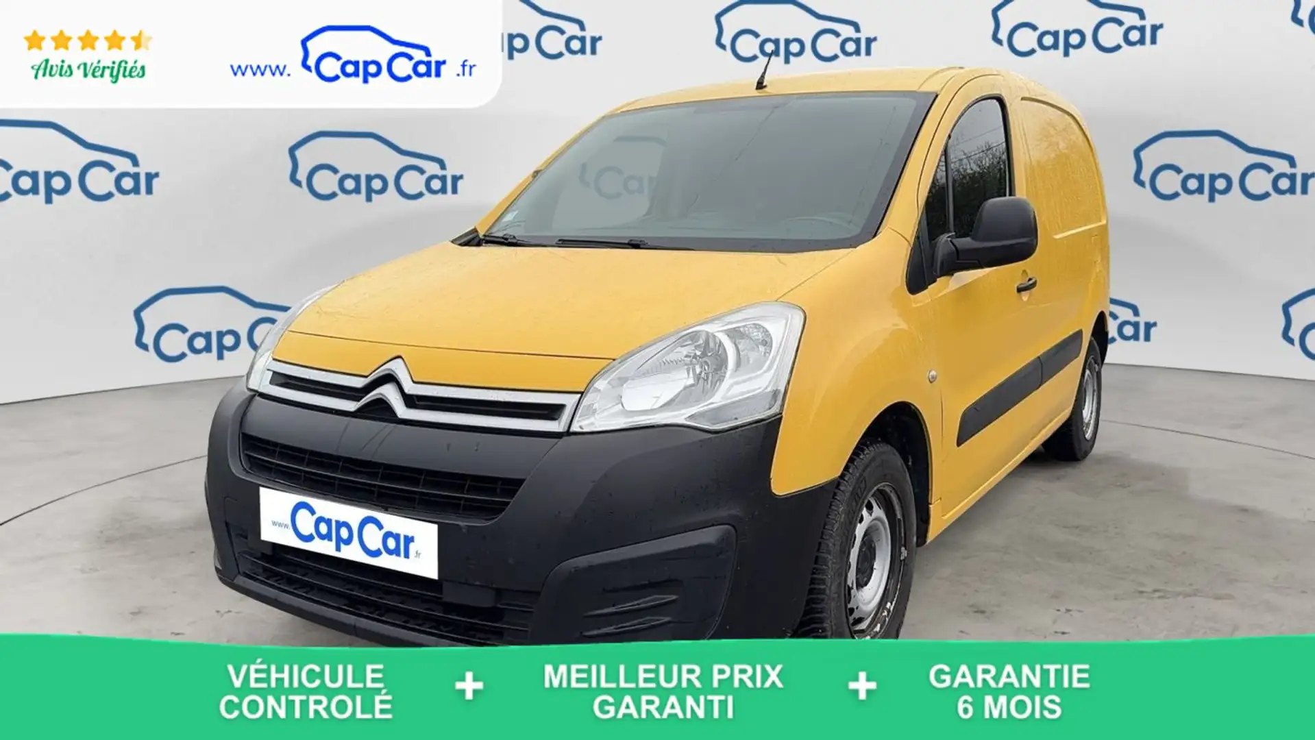 Citroen Berlingo 1.6 BlueHdi 75 Club Jaune - 1