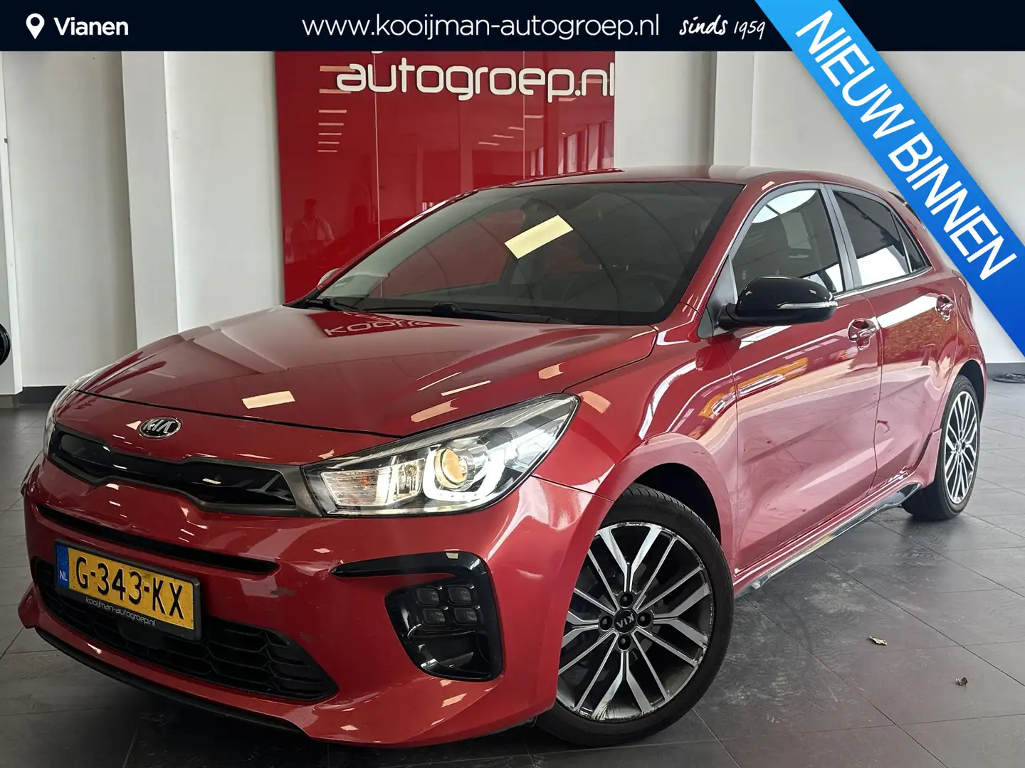 Kia Rio 1.0 TGDI GT-Line Rood - 1