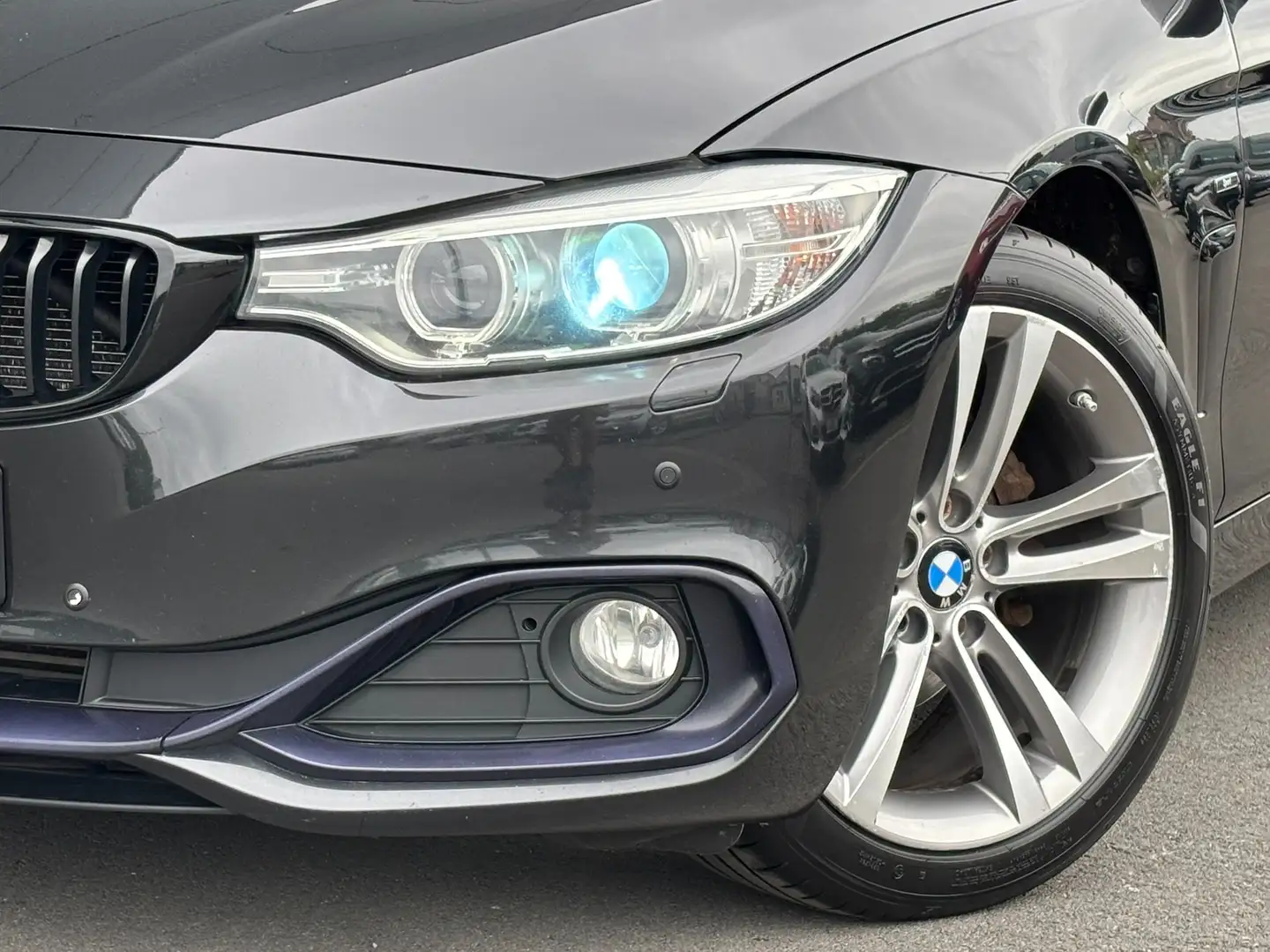 BMW 418 d AUTOMATIQUE Gran Coupé Xenon/Cuir/Gps/Capteur Zwart - 2