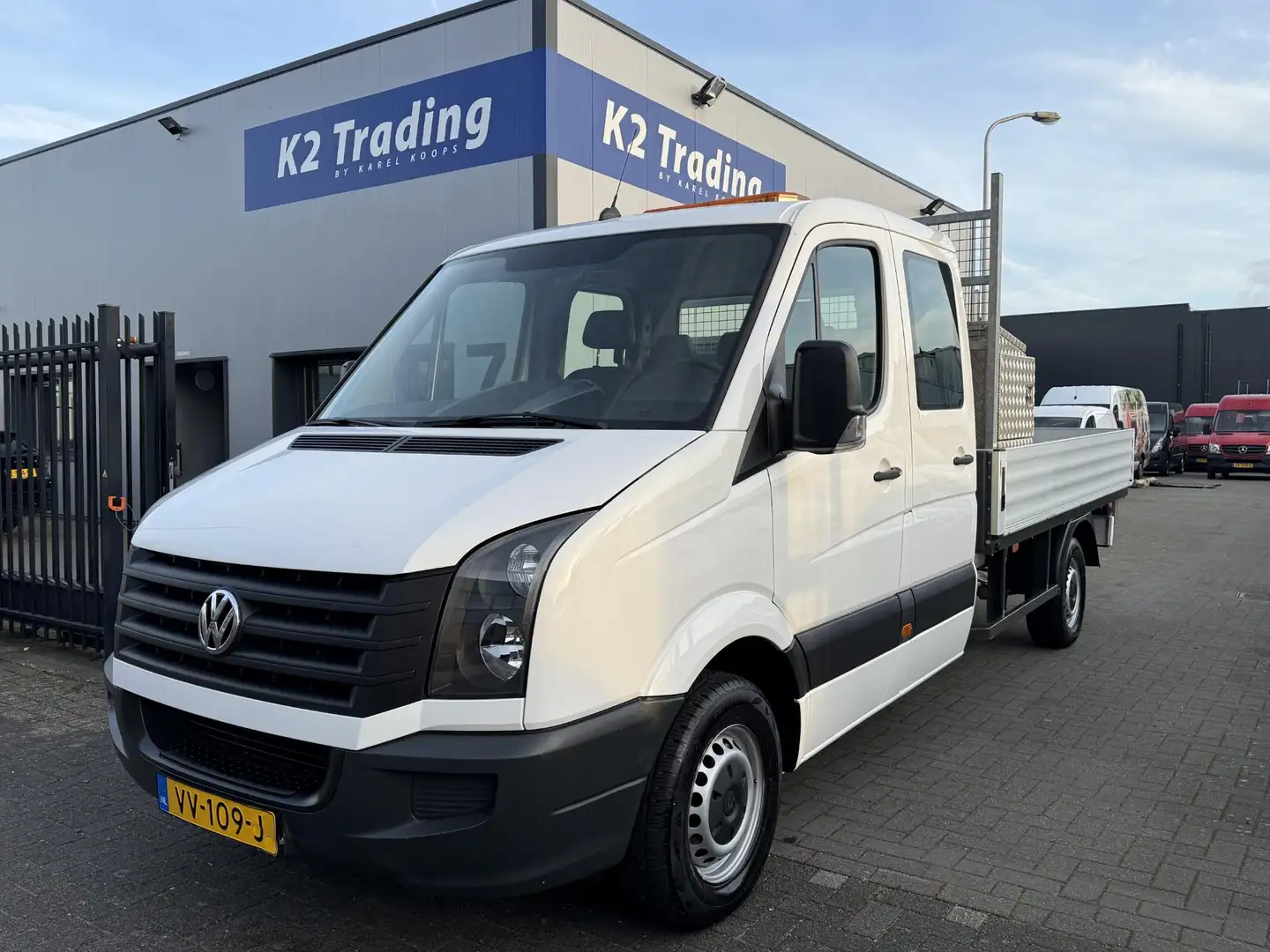 Volkswagen Crafter 35 2.0 TDI L3H1 BM DC Euro 6 6 zitter Airco MARGE Wit - 1