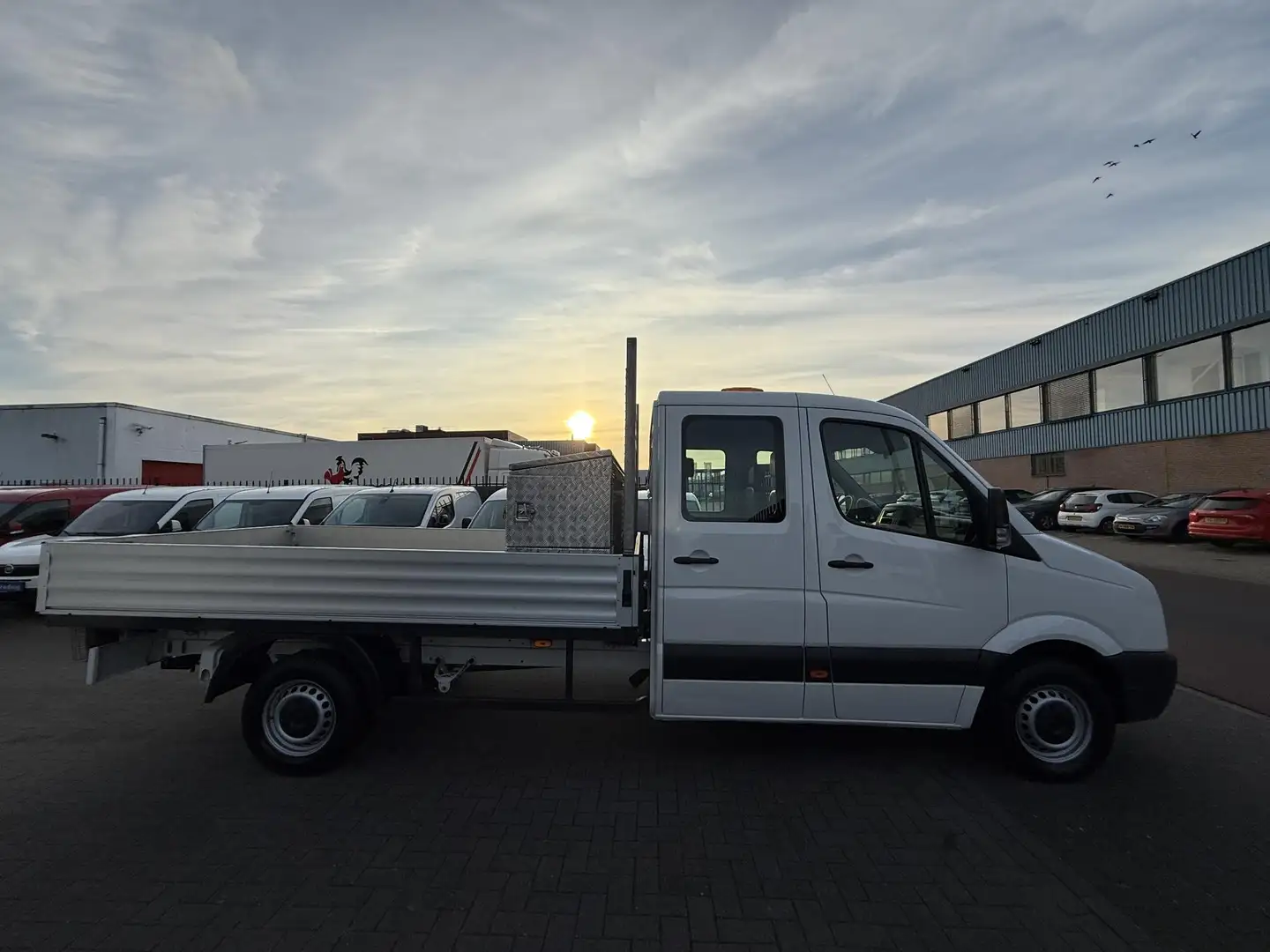 Volkswagen Crafter 35 2.0 TDI L3H1 BM DC Euro 6 6 zitter Airco MARGE Wit - 2