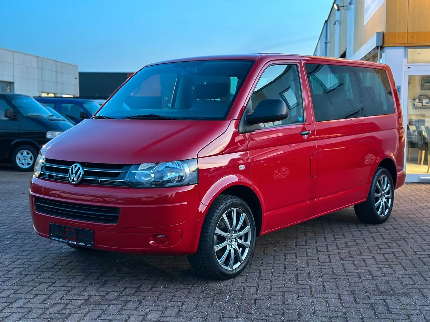 Volkswagen T5 Multivan 2.0TDI/WL-ST.-HZ/18"/2xKLIMA/1.HD/RF Rouge - 1