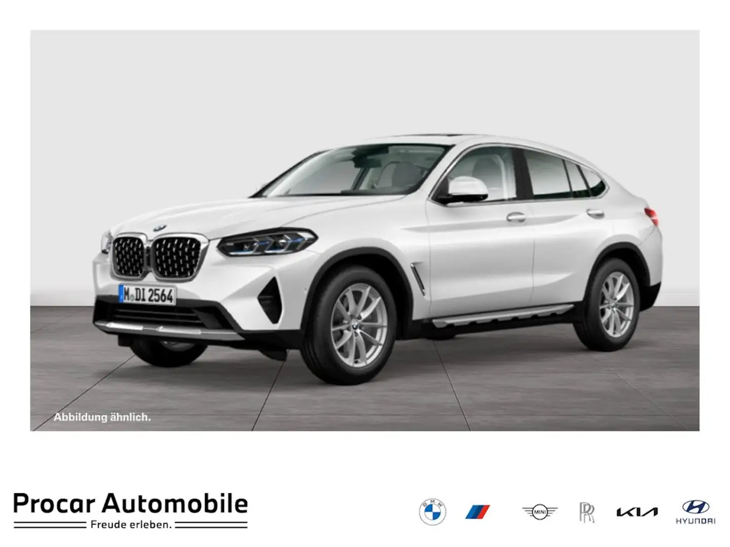 BMW X4 xDrive20d PANO NAVI Standh. Laser PDC V+H LM Weiß - 1