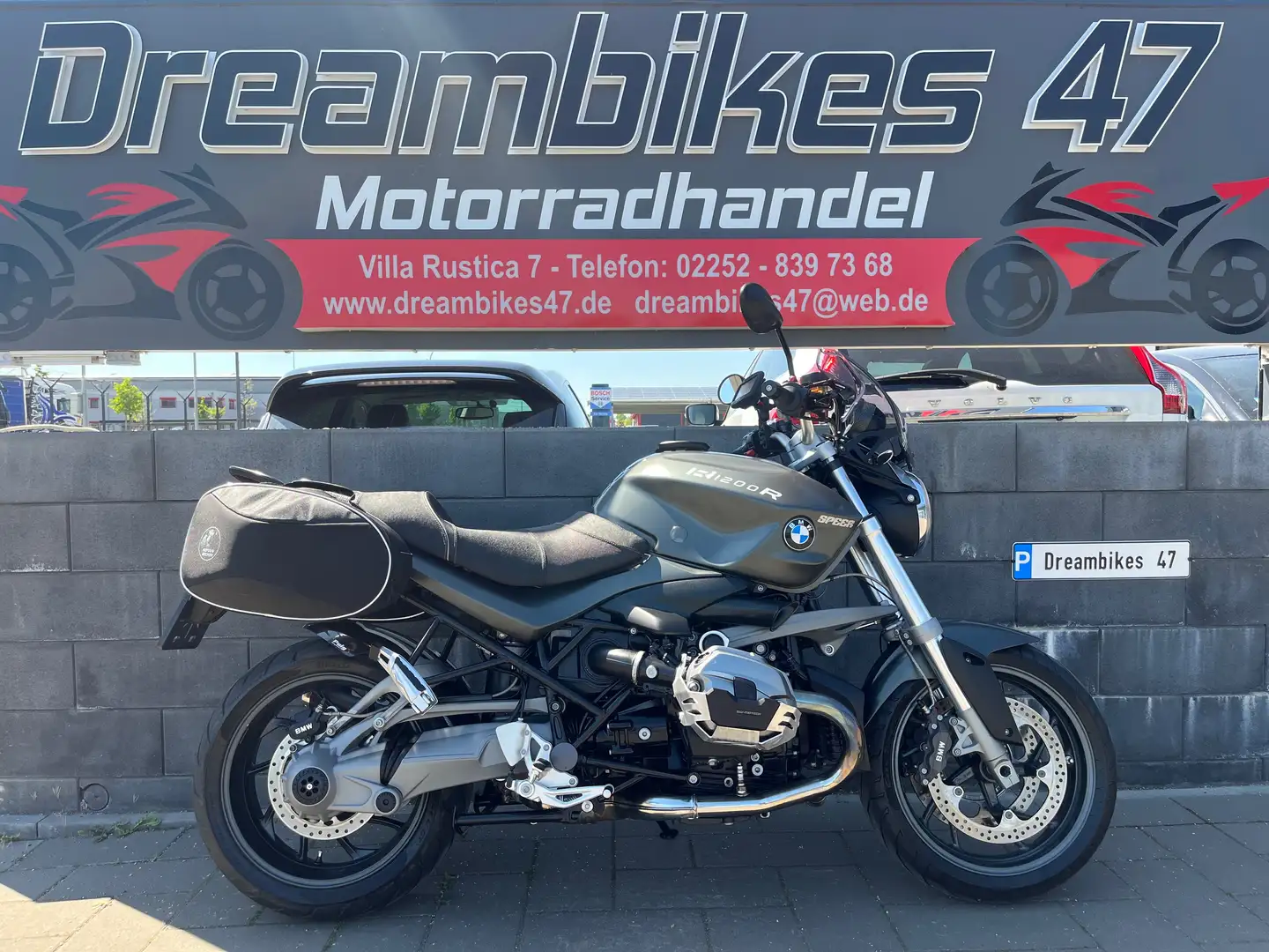 BMW R 1200 R **GRIFFHEIZUNG**H&B**SPORTAUSPUFF**WUNDERLICH** Grau - 1