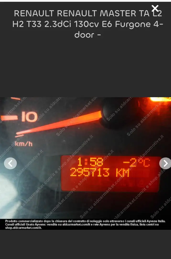 Renault Master T33 2.3 dCi/130 PM-TA DANNI CARROZZERIA E I TERNI Bianco - 2