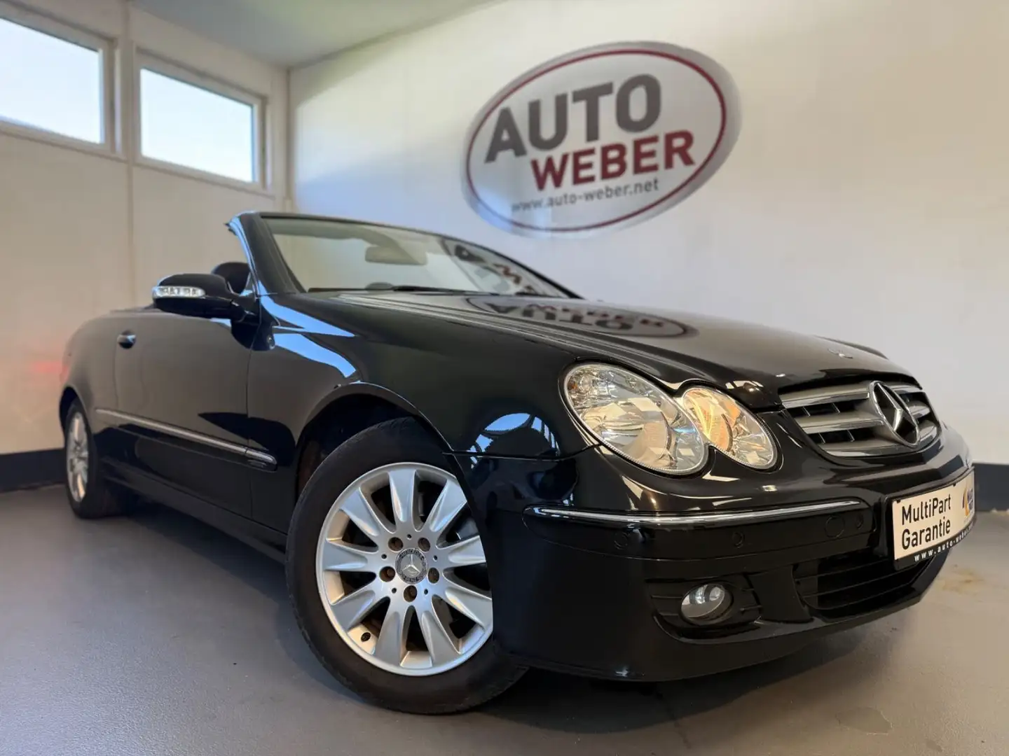 Mercedes-Benz CLK 200 CABRIO*LEDER*SITZH*MFL*TEMP*PDC*BC*LM* Schwarz - 1