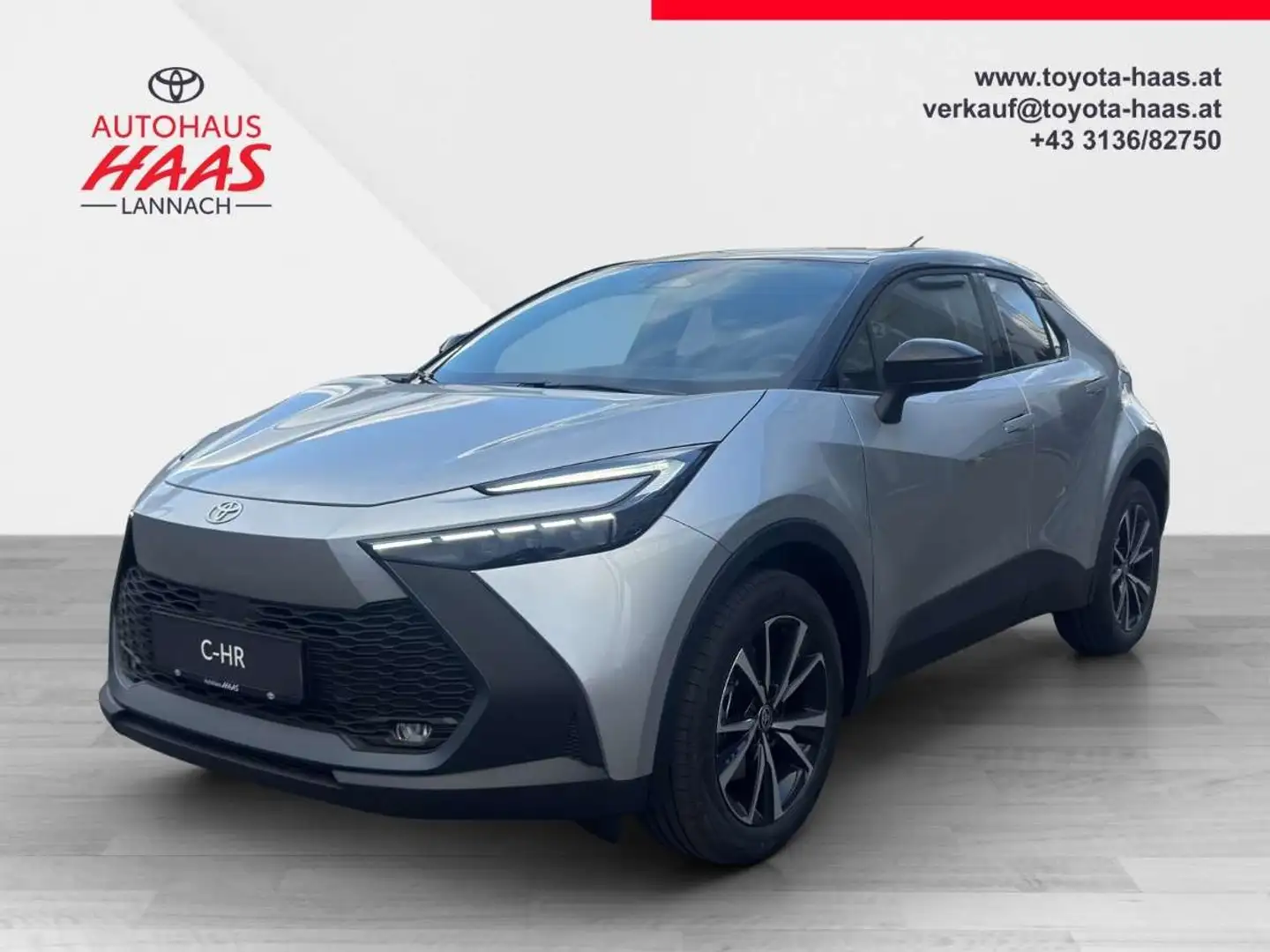Toyota C-HR 1,8 Hybrid E-CVT Active Drive + Technik-Paket Silber - 1