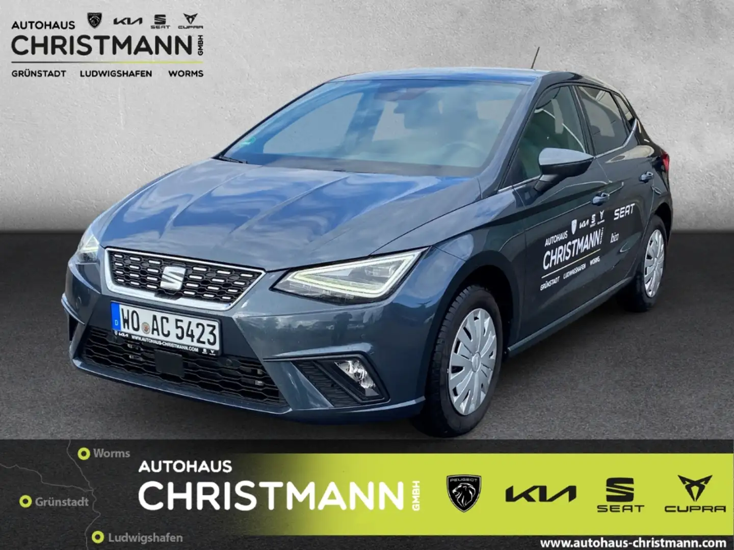 SEAT Ibiza XCellence 1.0 TSI*NAVI*PDC*CAM*LED*TEMP* Grau - 1