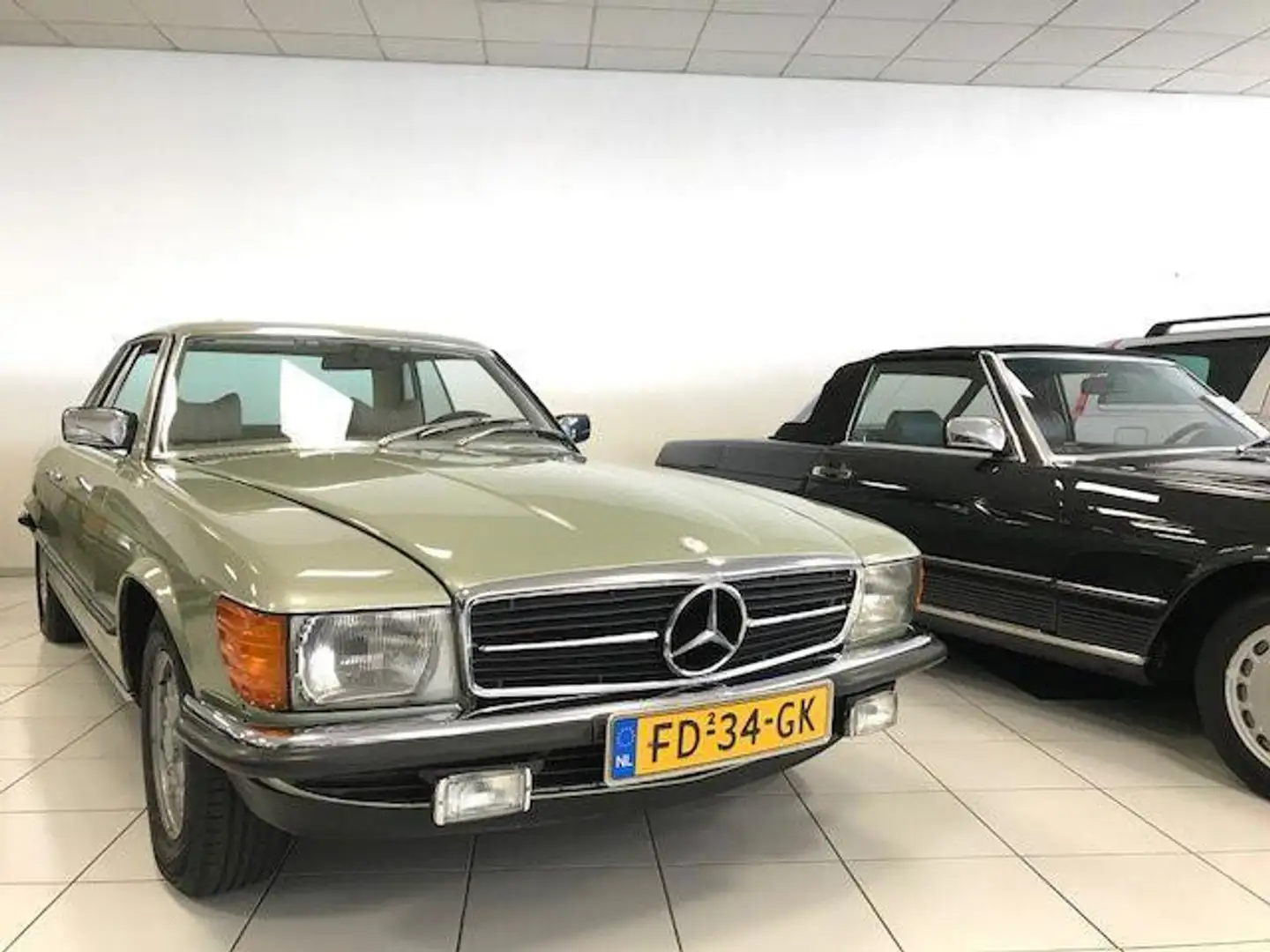 Mercedes-Benz SLC 280 Originele NL auto SLC coupé / IN CONCOURSSTAAT Vert - 1