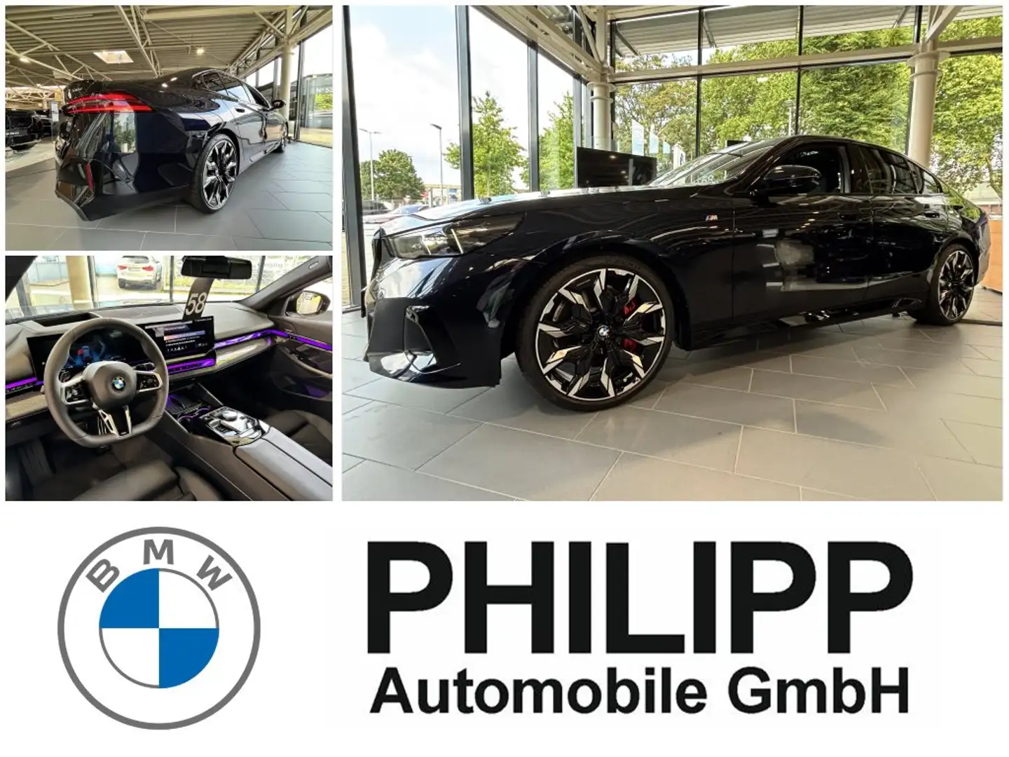BMW 540 d xDrive M SportPro 21" Autobahn DrivingProf 360 A Чорний - 1