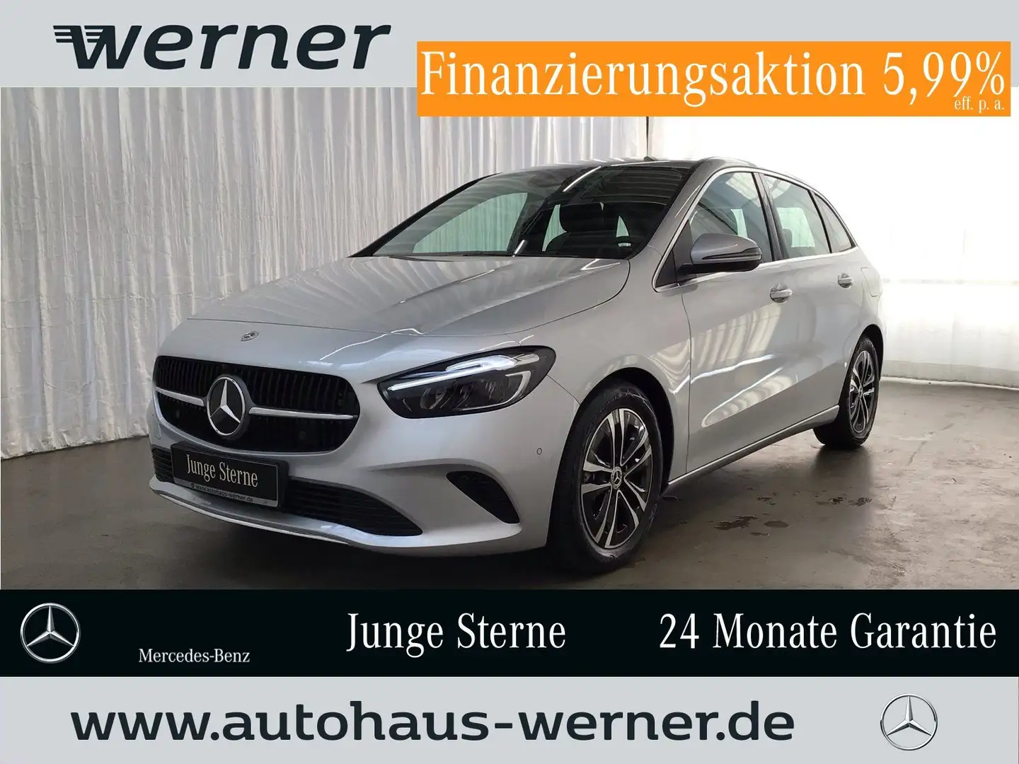 Mercedes-Benz B 200 ADVANCED KAMERA KLIMAAUTOMATIK LENKRADHEIZ Stříbrná - 1