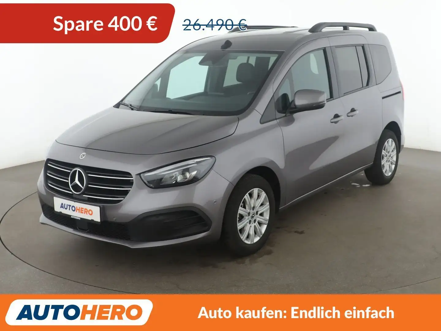 Mercedes-Benz T1 T 180 Progressive*NAVI*TEMPO*LED*CAM*SHZ*PDC* Сірий - 1