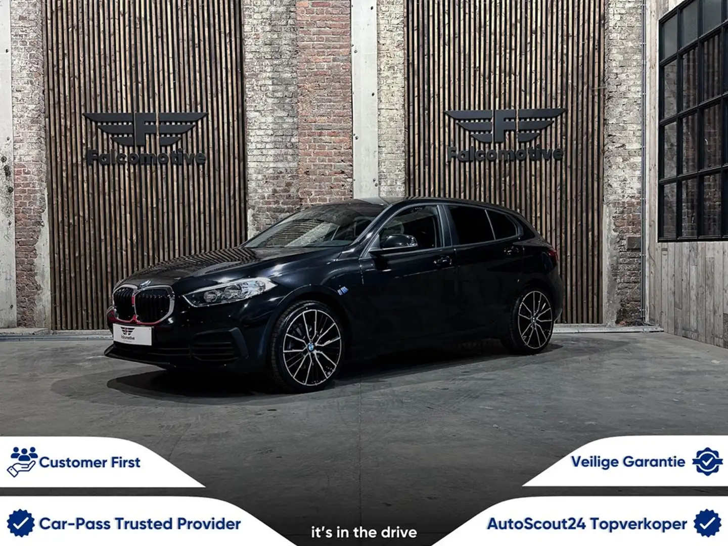 BMW 116 d*NAVI*CARPLAY*PDC*AUT-AIRCO*LED* Negro - 1