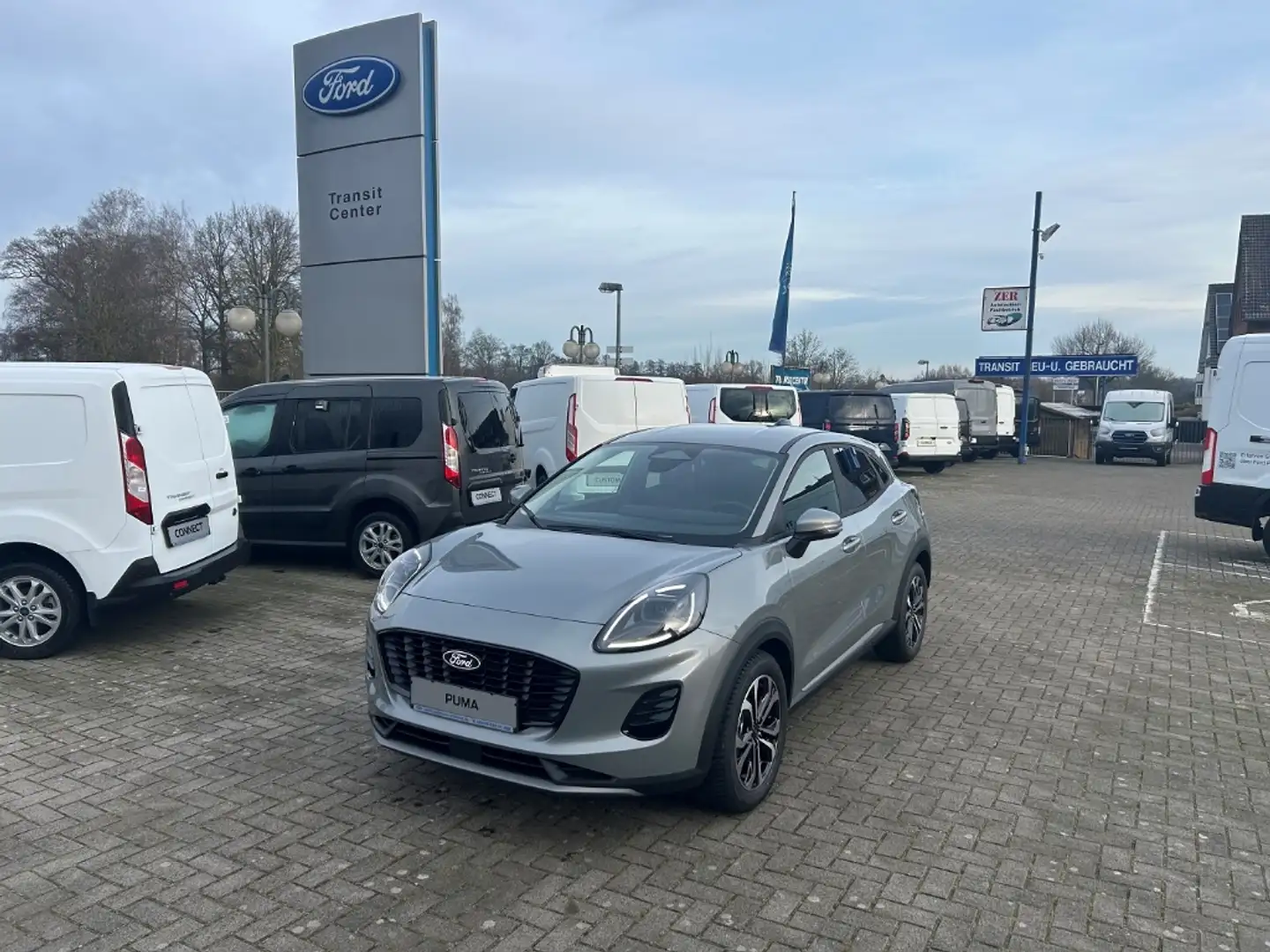 Ford Puma Titanium 1.0 EcoBoost Mild Hybrid EU6e AHK-abnehmb Silber - 1