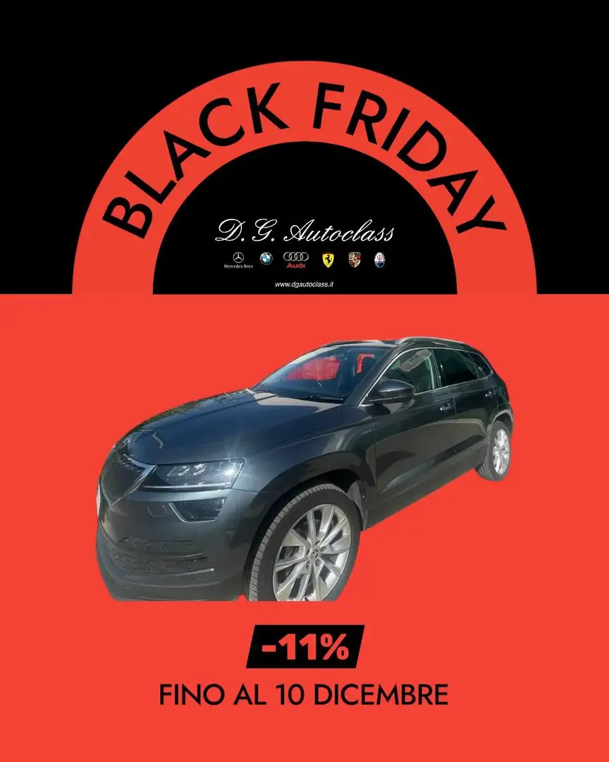 Skoda Karoq 1.0 TSI STYLE LED/ASSIST/CONNECT/PELLE/TOUCH/PDC Grau - 1