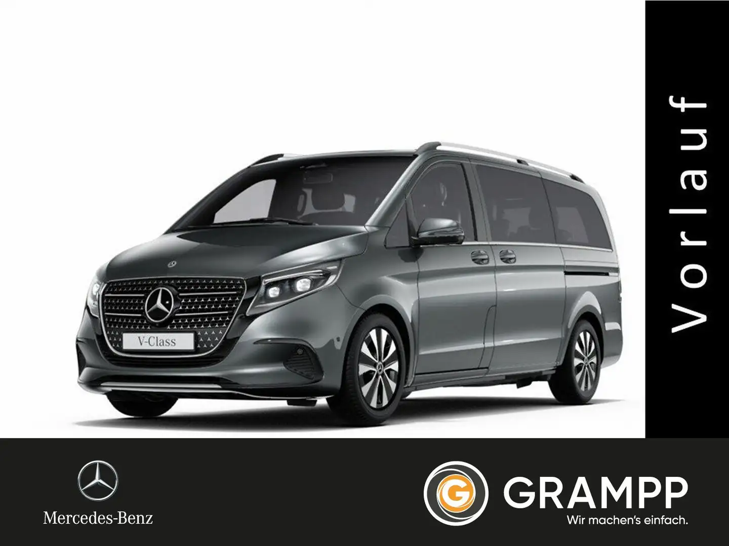 Mercedes-Benz V 300 Avantgarde Lang 7-Sitze*Standh.*Burmester* Grau - 1