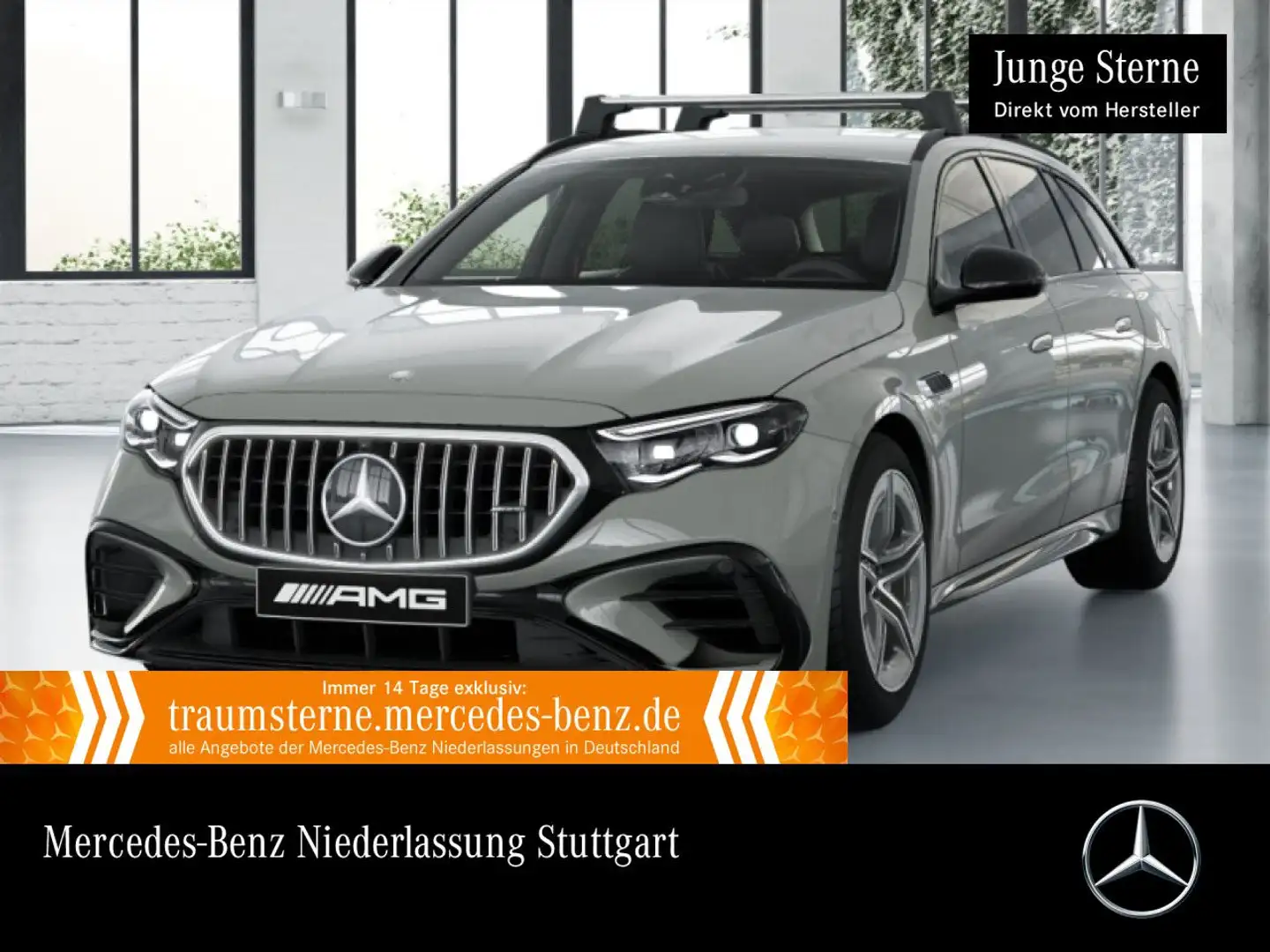 Mercedes-Benz E 53 AMG T 4M Hybrid Fahrass 360° Distr. AHK PTS Grau - 1