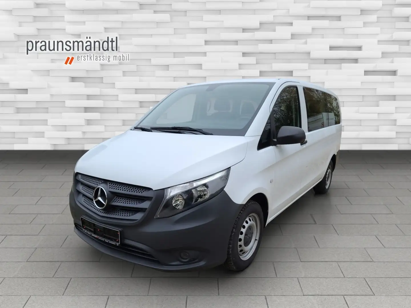Mercedes-Benz Vito Tourer 114 CDI Pro lang Automatik Klima Wit - 1
