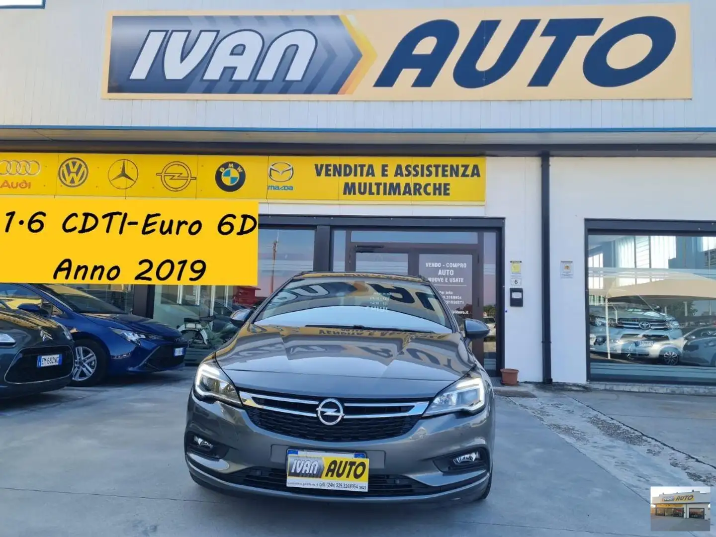 Opel Astra 1.6 CDTI-126.000KM-EURO 6D-Neopatentati Grigio - 1