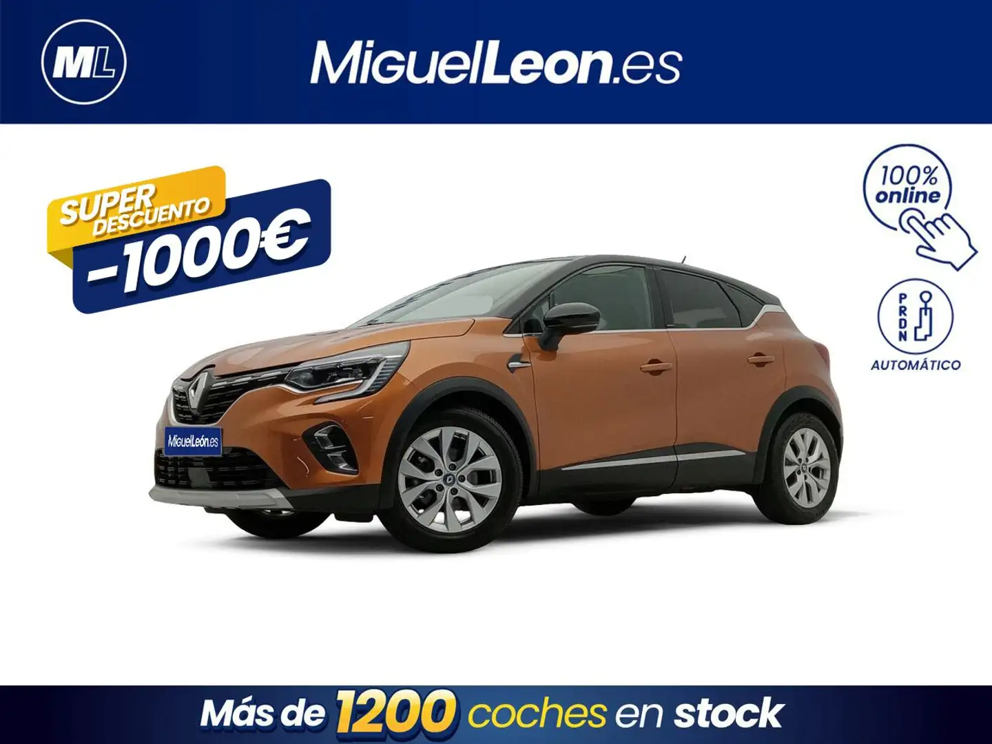 Renault Captur Intens E-TECH Híbrido 105kW (145cv) Naranja - 1