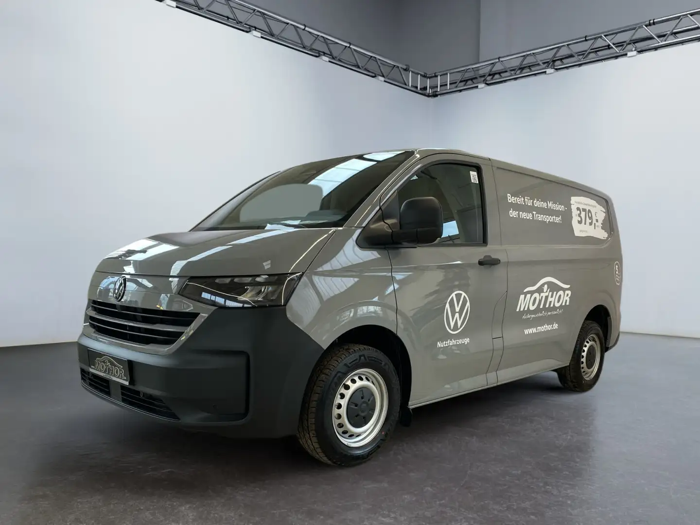 Volkswagen T7 Transporter Kasten 2.0 TDI AHK GJR Holzboden siva - 2