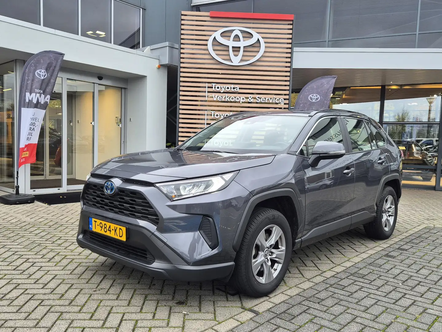 Toyota RAV 4 2.5 HYBRID BUSINESS NAVI AD-CRUISE CAMERA LM-VELGE Grijs - 1